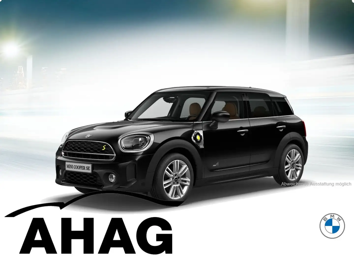 MINI Cooper SE Countryman ALL4 Prem Plus ACC H/K Pano Schwarz - 2