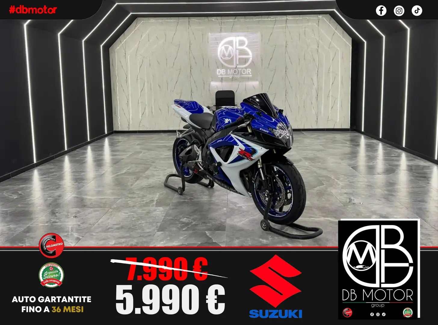 Suzuki GSX-R 600 Blu/Azzurro - 1