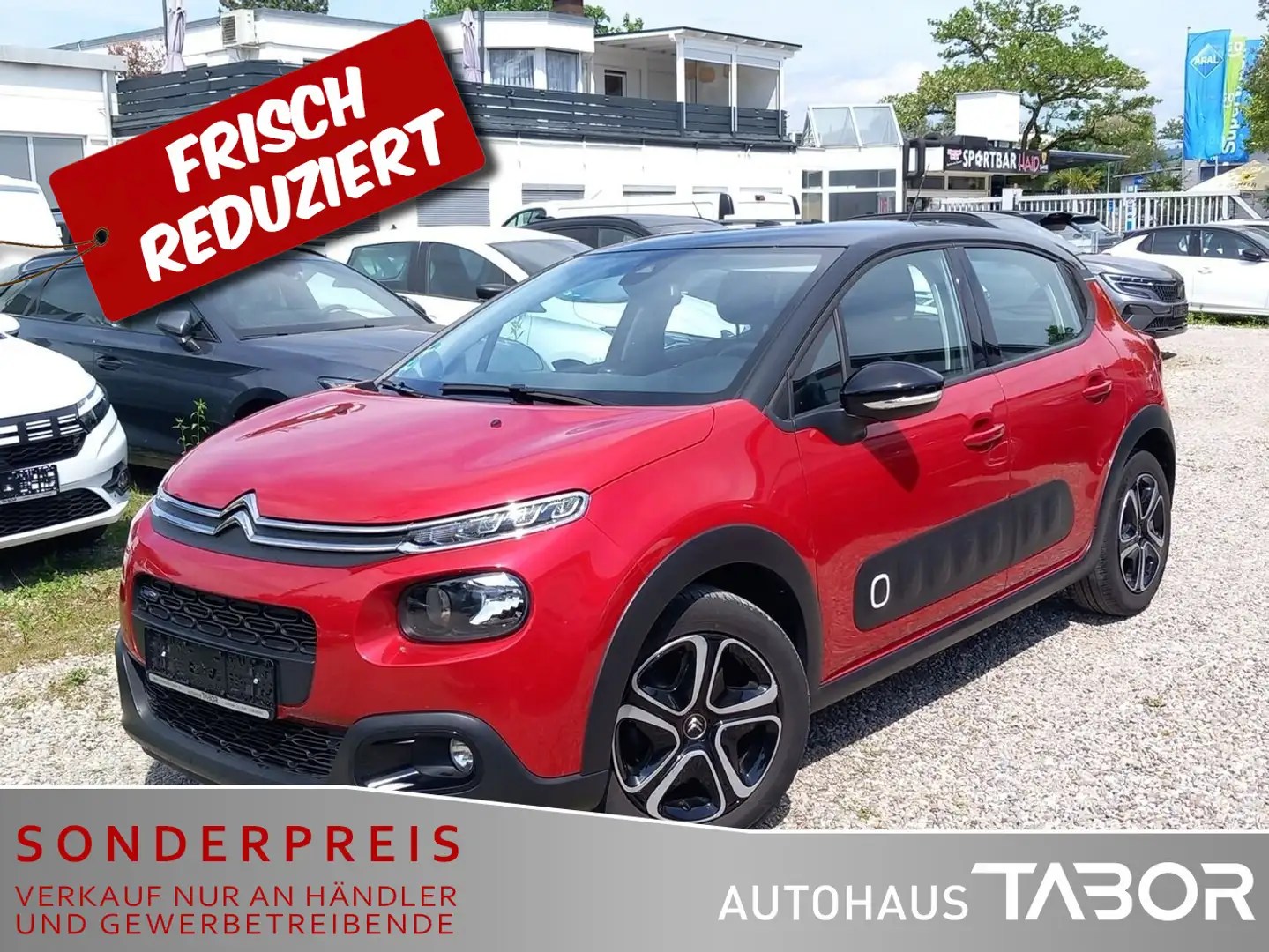 Citroen C3 1.2 PT 110 Shine Klimaaut. PDC GRA Rot - 1