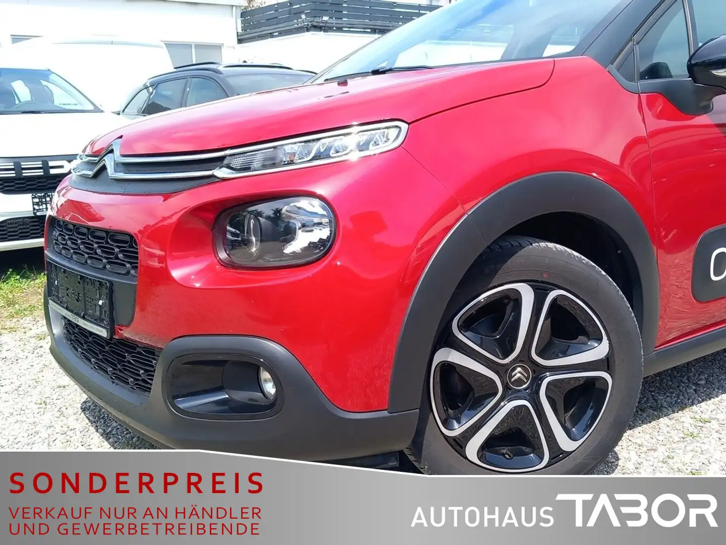 Citroen C3 1.2 PT 110 Shine Klimaaut. PDC GRA Rot - 2