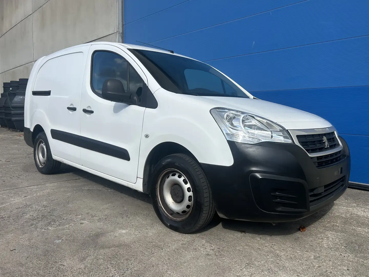Peugeot Partner 1.6 BlueHDi L2 - 3 Zit (6.983 euro excl) Euro 6b Blanco - 1