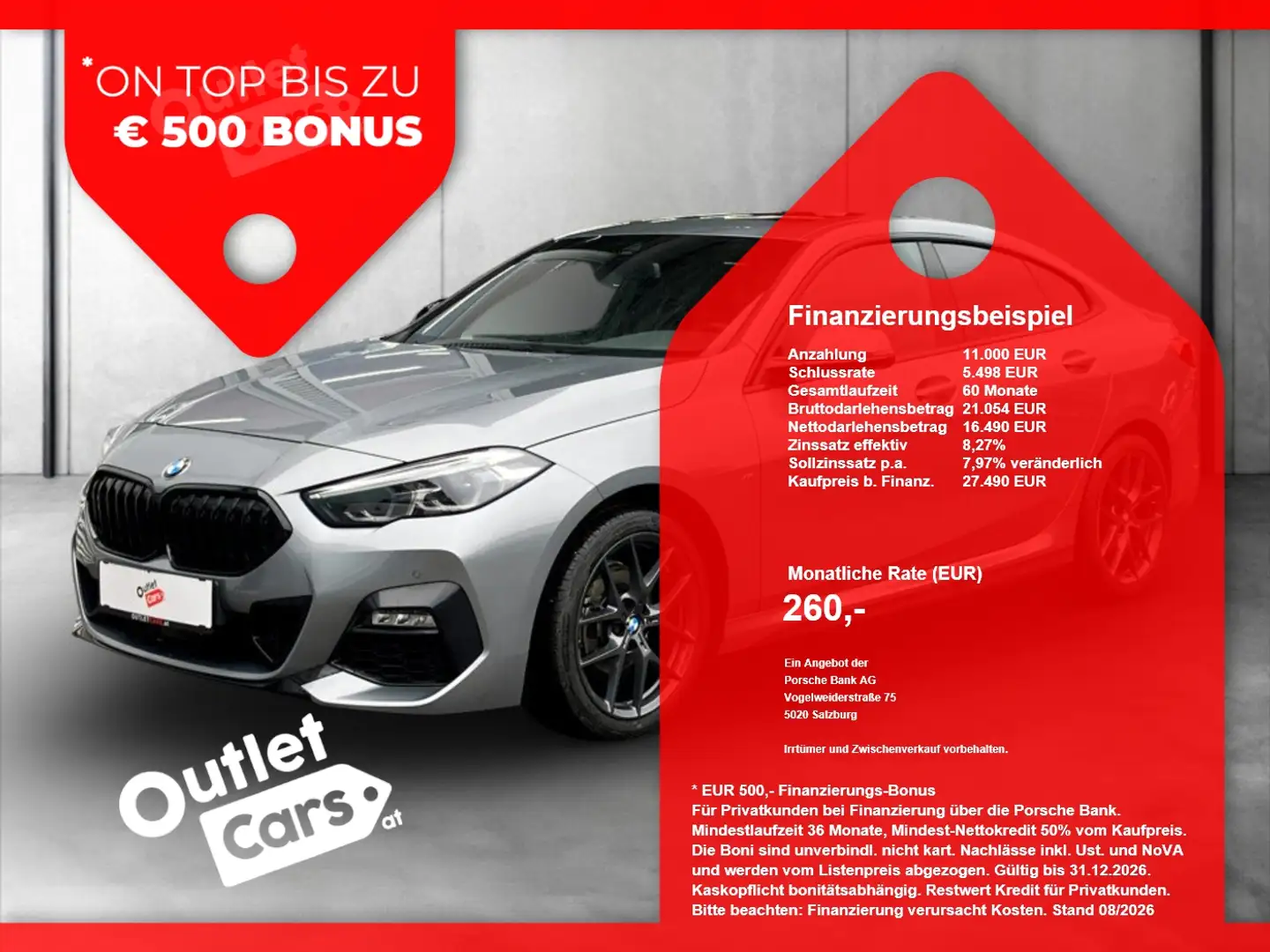BMW 216 216d Gran Coupe M-Sport NAV+PANO+PDC+LED+ Grau - 1
