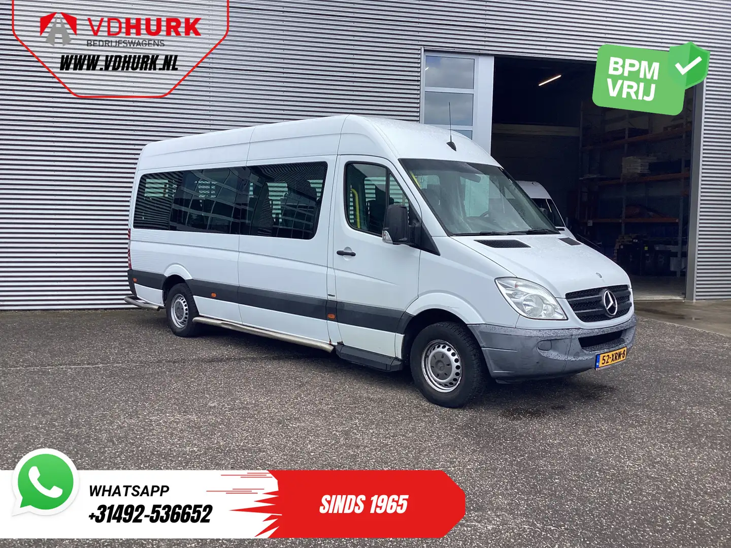 Mercedes-Benz Sprinter 313 2.2 CDI L3H2 €10.572 Incl. BTW BPM VRIJ! EXPOR Wit - 1