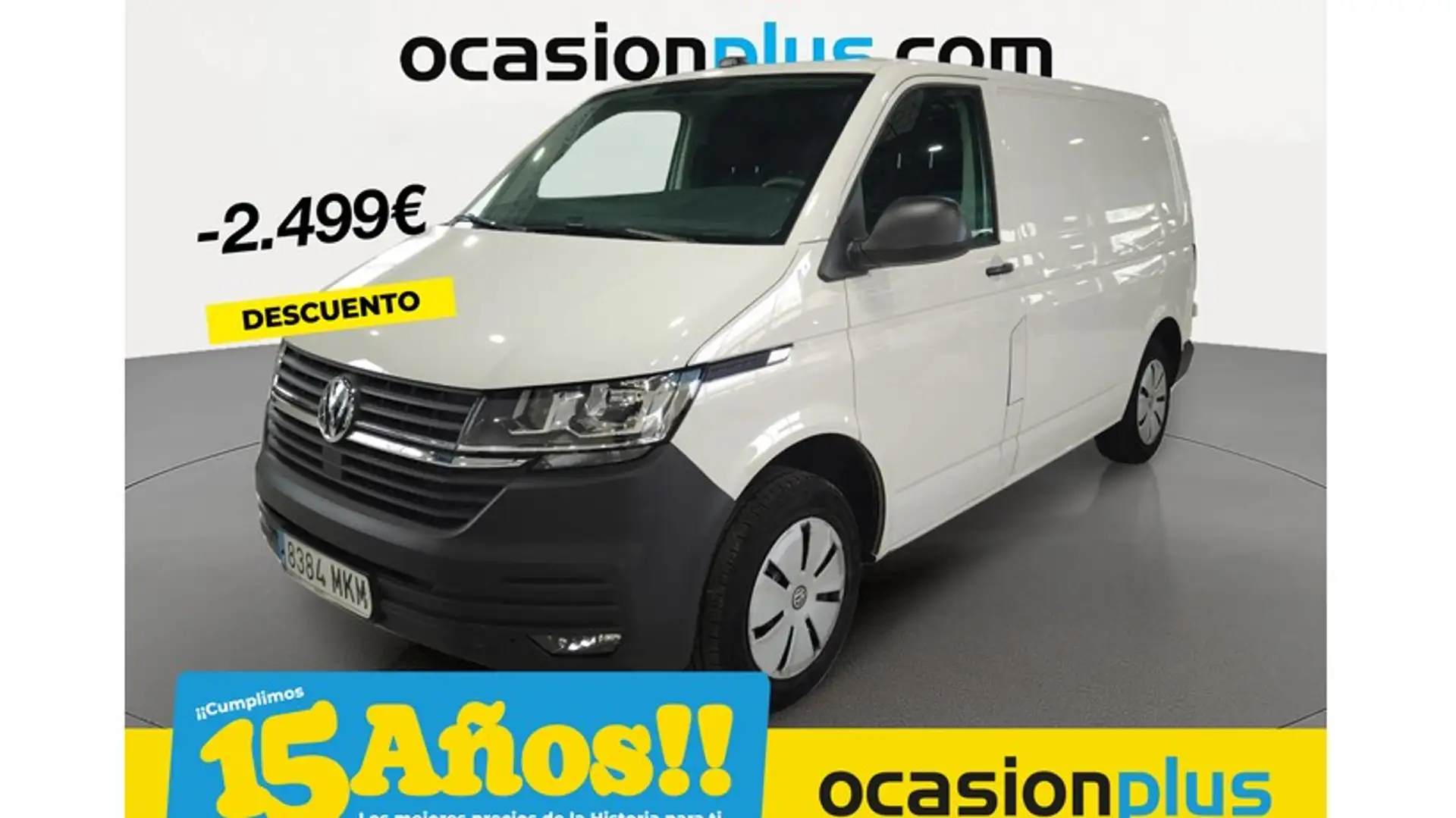 Volkswagen Transporter Furgón 2.0TDI BMT 81kW Blanc - 1