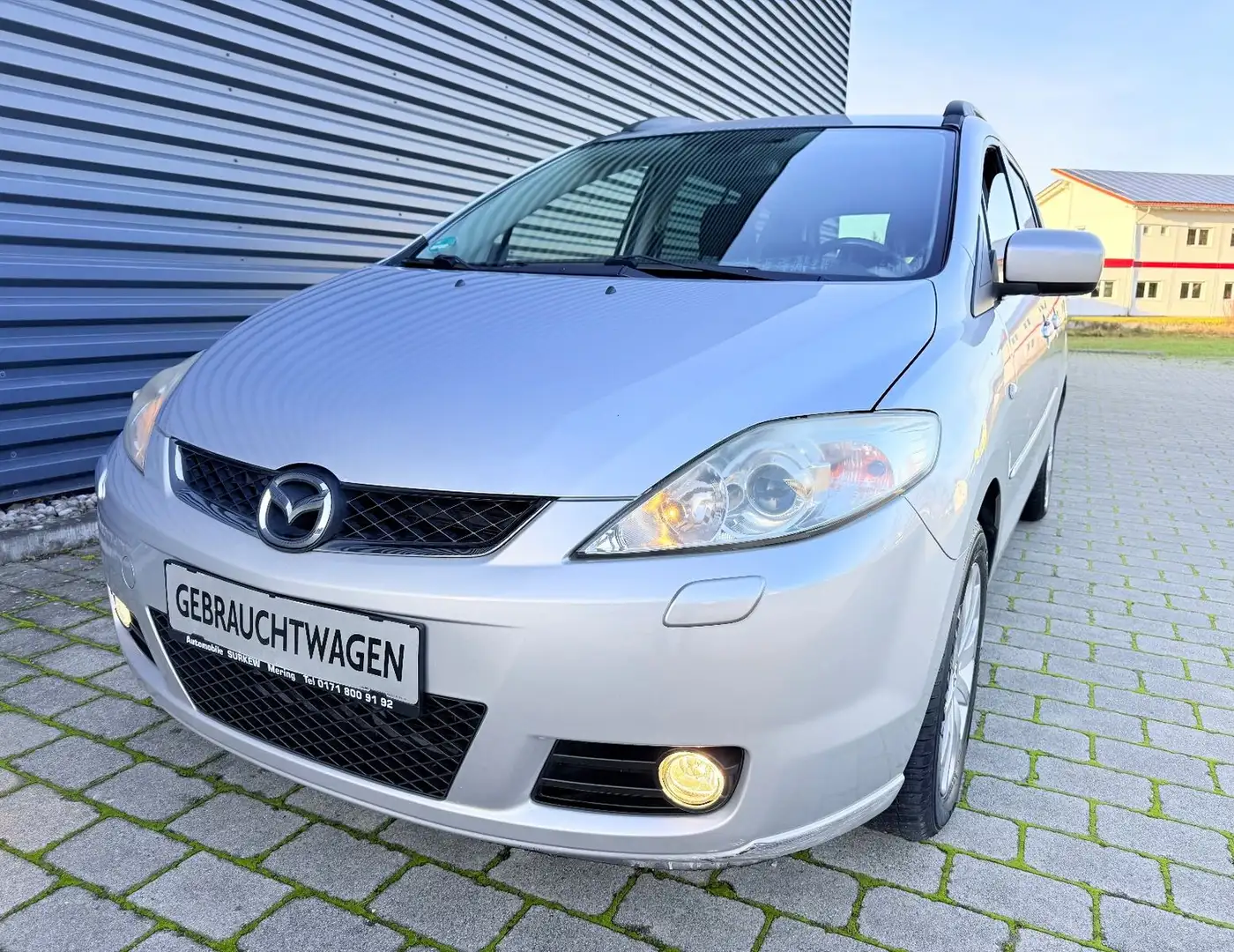 Mazda 5 Lim. 2.0 Top/Klimaauto./7-Sitze/1 Hand/TÜV:neu Silber - 1