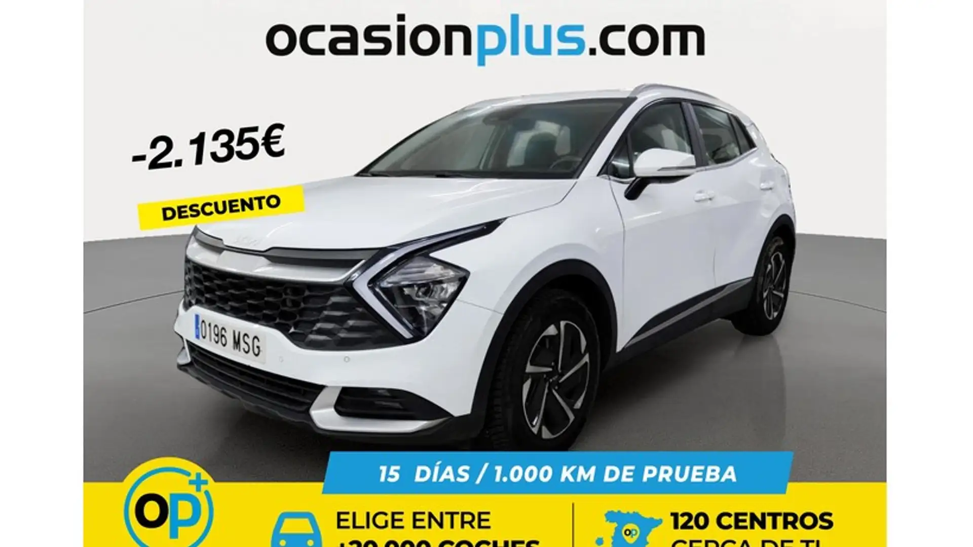 Kia Sportage 1.6 T-GDi MHEV Drive 150 Blanc - 1