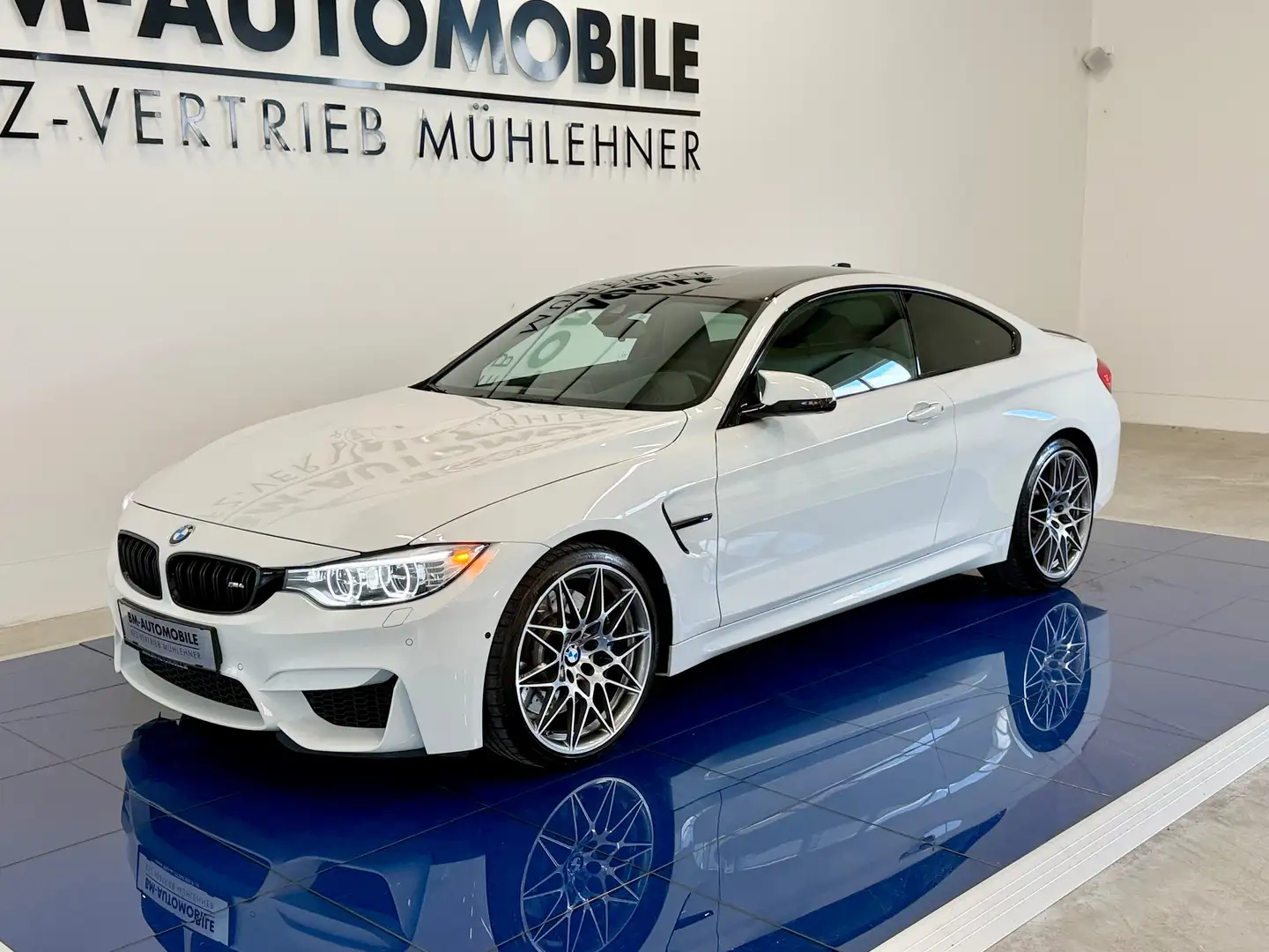 BMW M4 Competition DKG,Vollleder,H&K,Kamera,LED,Carbon,TV Weiß - 2