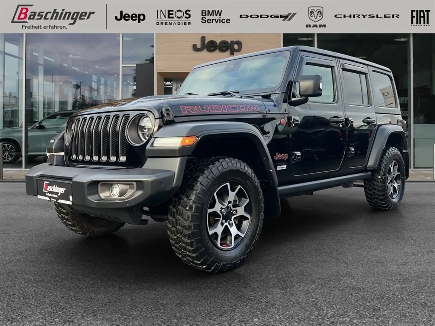 Jeep Wrangler Unlimited 2.2 CRDi Rubicon 8AT Schwarz - 1