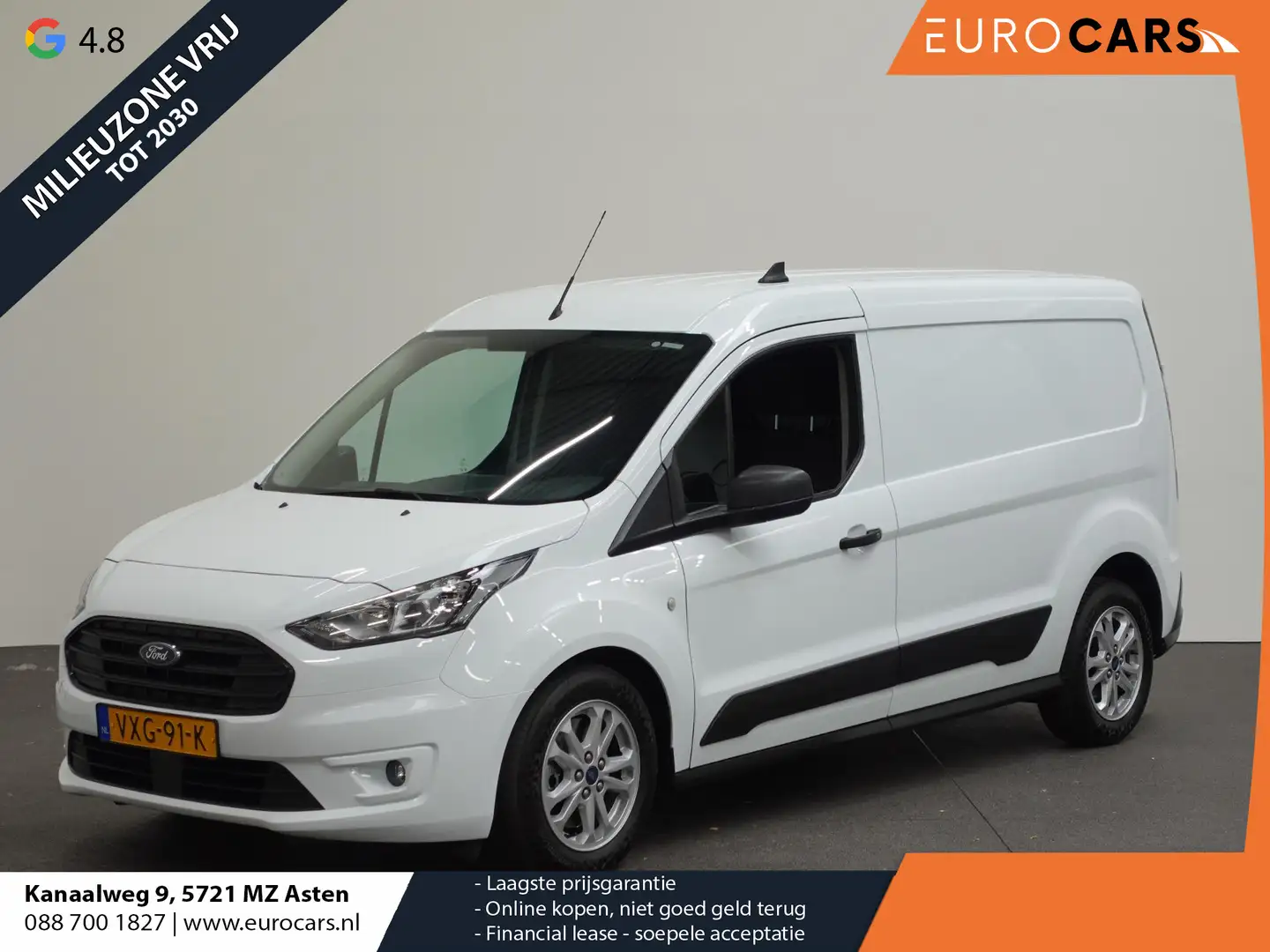 Ford Transit Connect 1.5 EcoBlue Aut. L2 Trend |Navi|Airco|PDC A|Cruise Blanc - 1