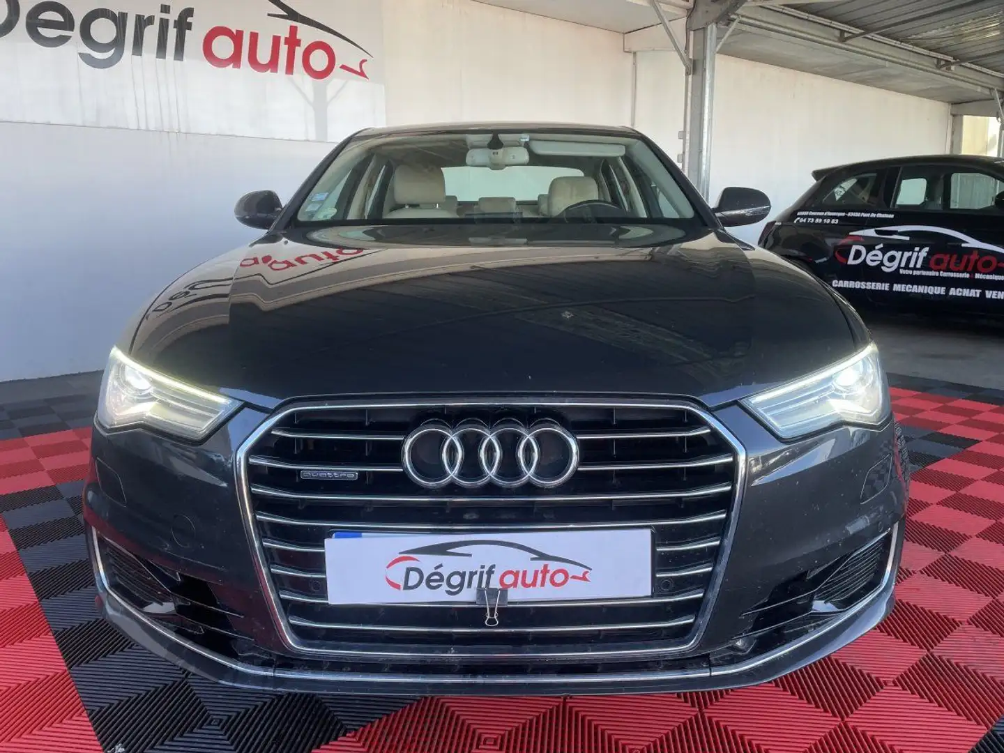 Audi A6 V6 3.0 BiTDI 320 Tiptronic 8 Quattro Ambition Luxe Gris - 2