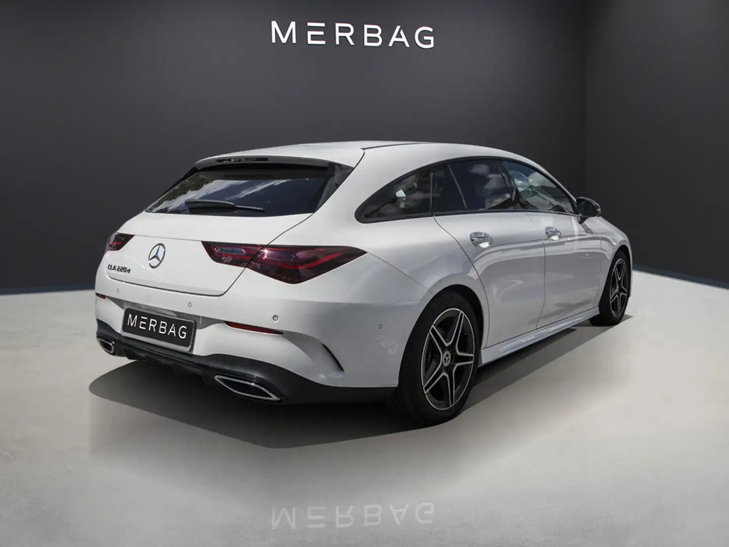 Mercedes-Benz CLA 220 d AMG-LINE PREMIUM PANO AHK NIGHT Bianco - 2