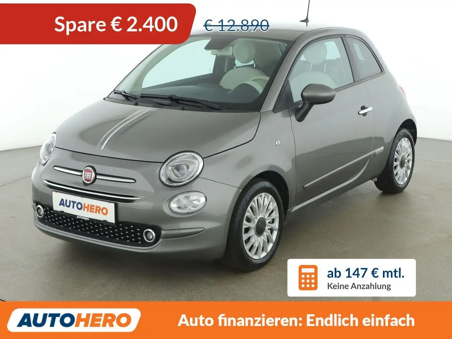 Fiat 500 1.0 Mild-Hybrid Lounge Grau - 1