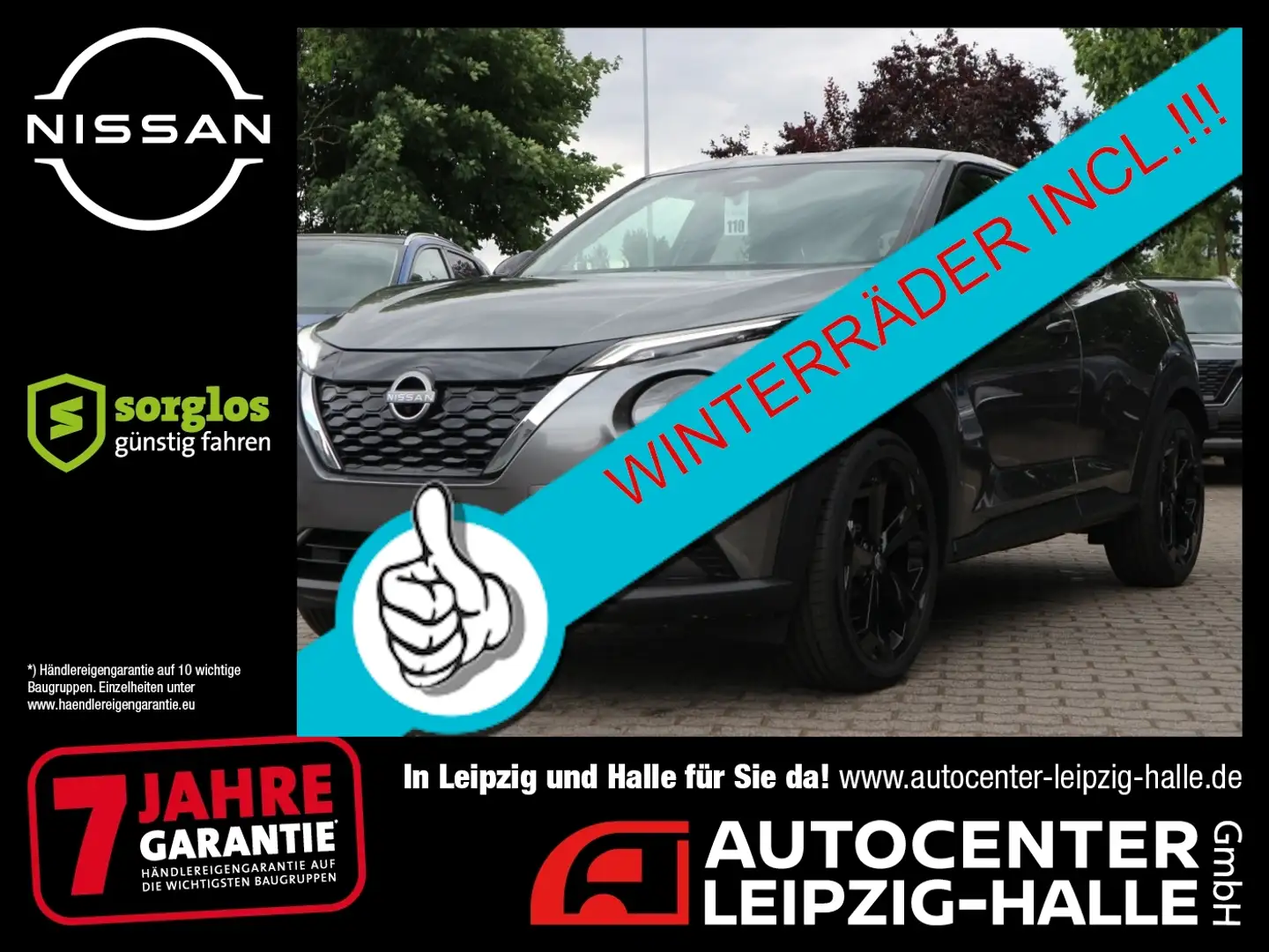 Nissan Juke TEKNA 1.6 HYBRID 4AMT WKR inkl. Grau - 1