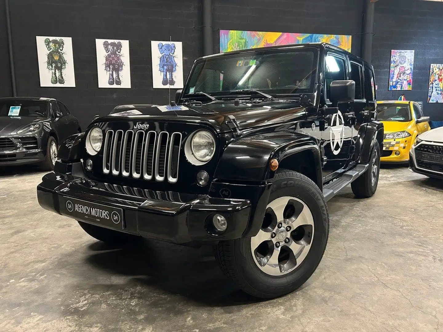 Jeep Wrangler Unlimited 2.8 CRD 200 Ch Sahara 5p TVA RECUPERABLE Negru - 1
