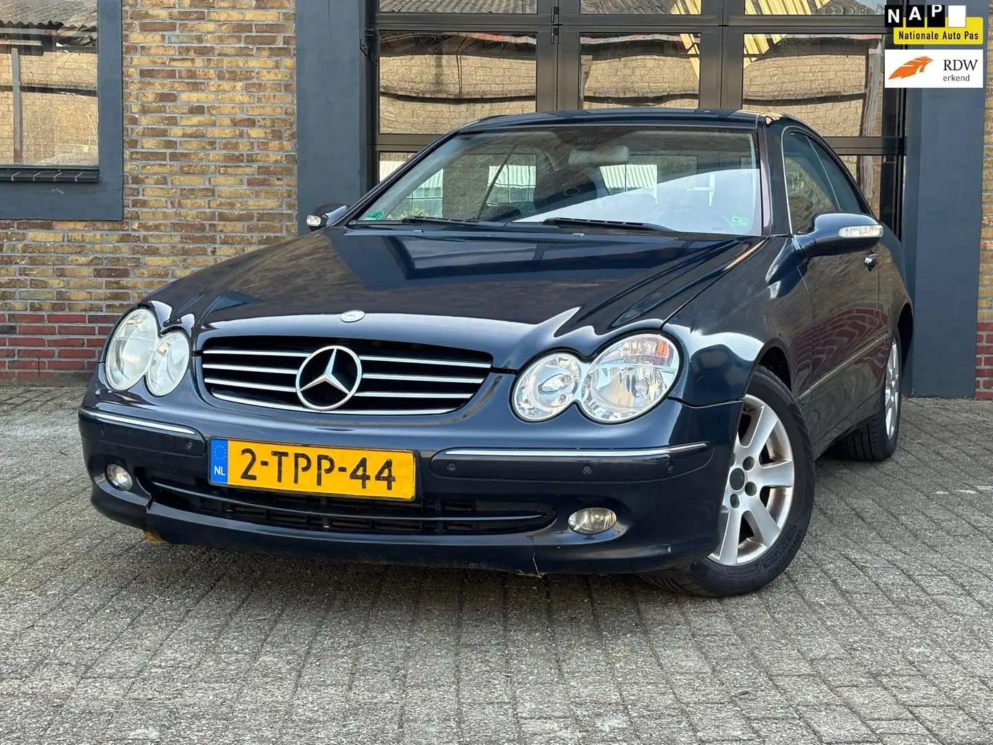 Mercedes-Benz CLK 200 Coupé K. Elegance |Automaat|LPG|Cruise Control| Синій - 1