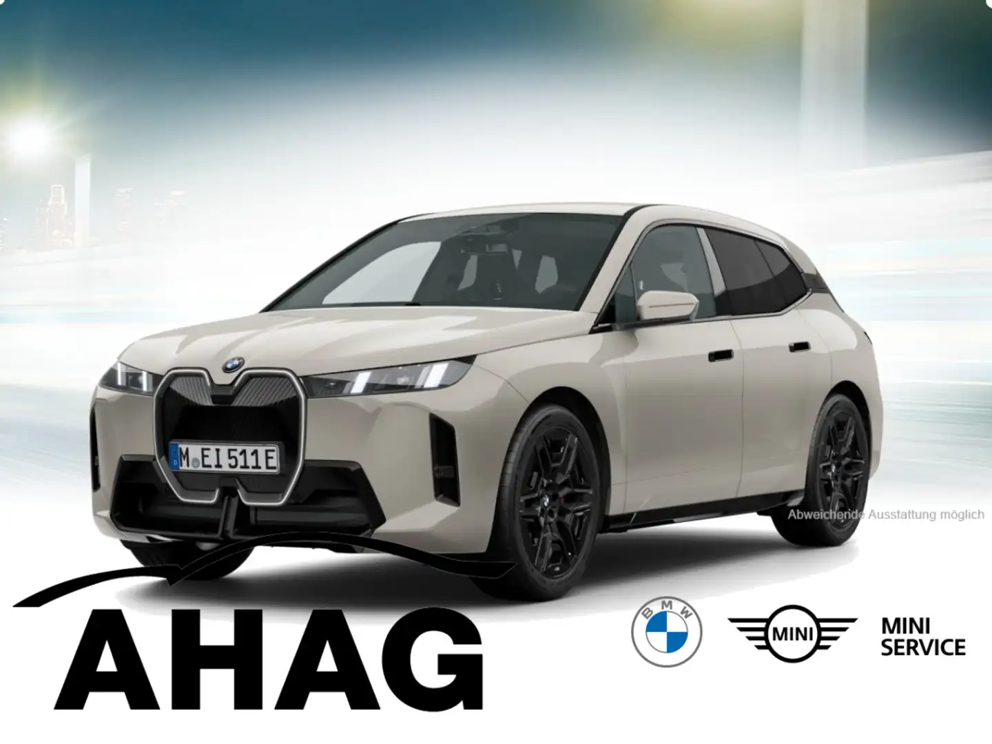 BMW iX xDrive45 M Sportpaket Innovationsp. AHK Grau - 2