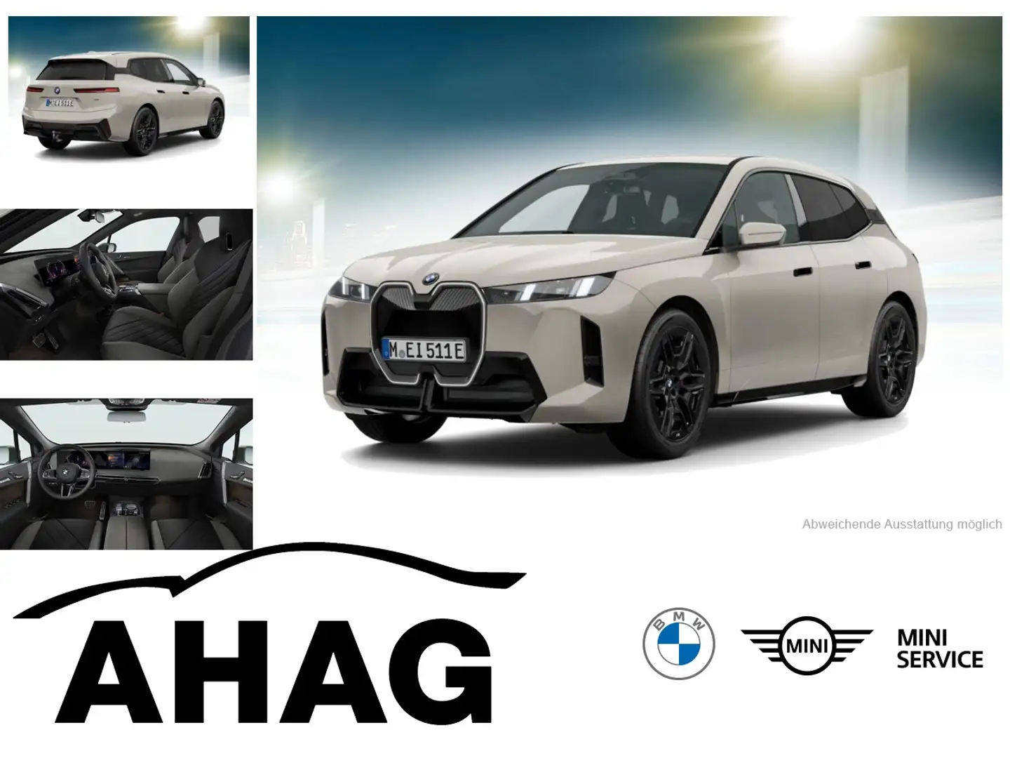 BMW iX xDrive45 M Sportpaket Innovationsp. AHK Grau - 1