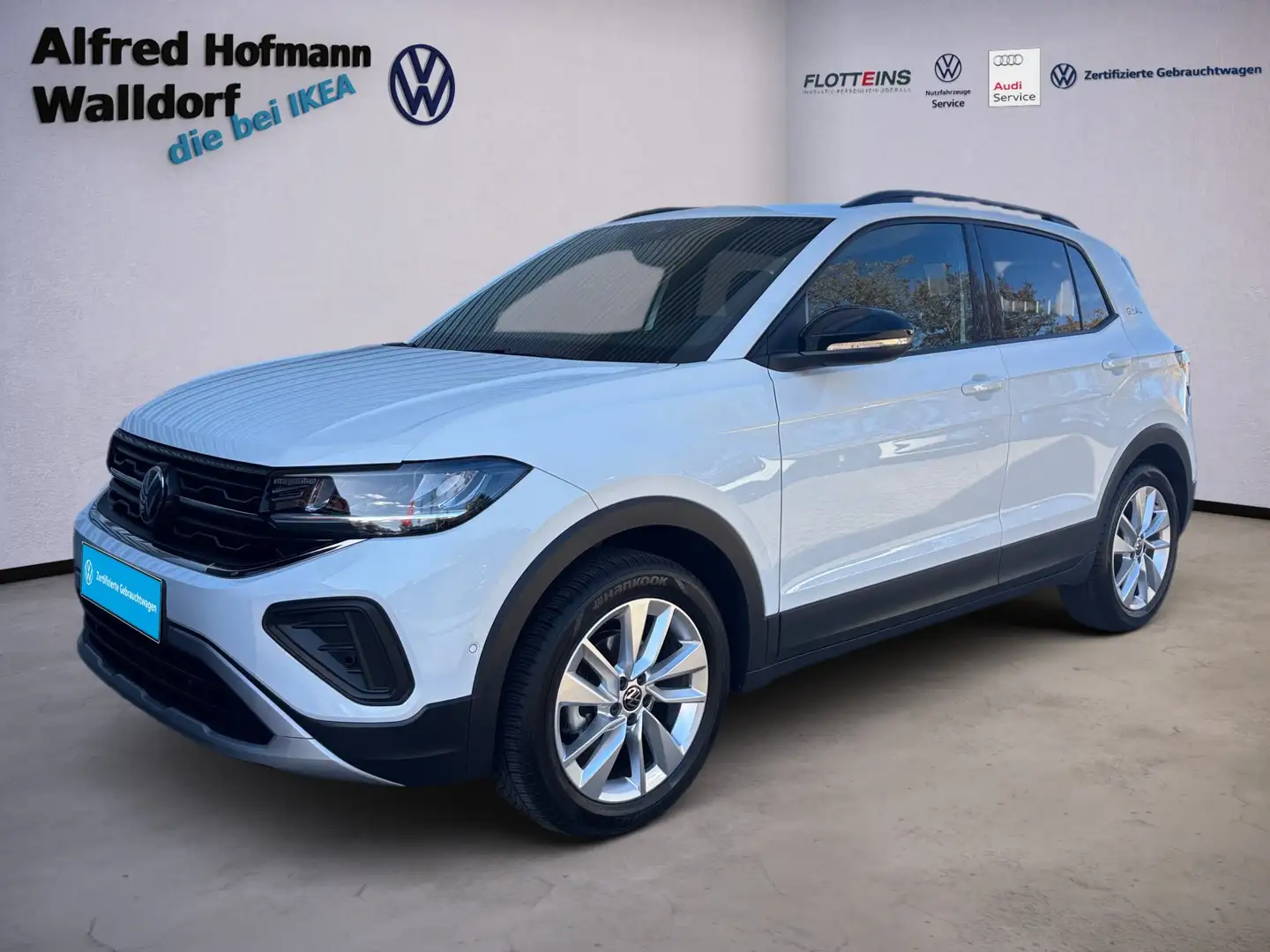 Volkswagen T-Cross 1.0 TSI GOAL DSG AHK NAVI ACC Blanc - 2