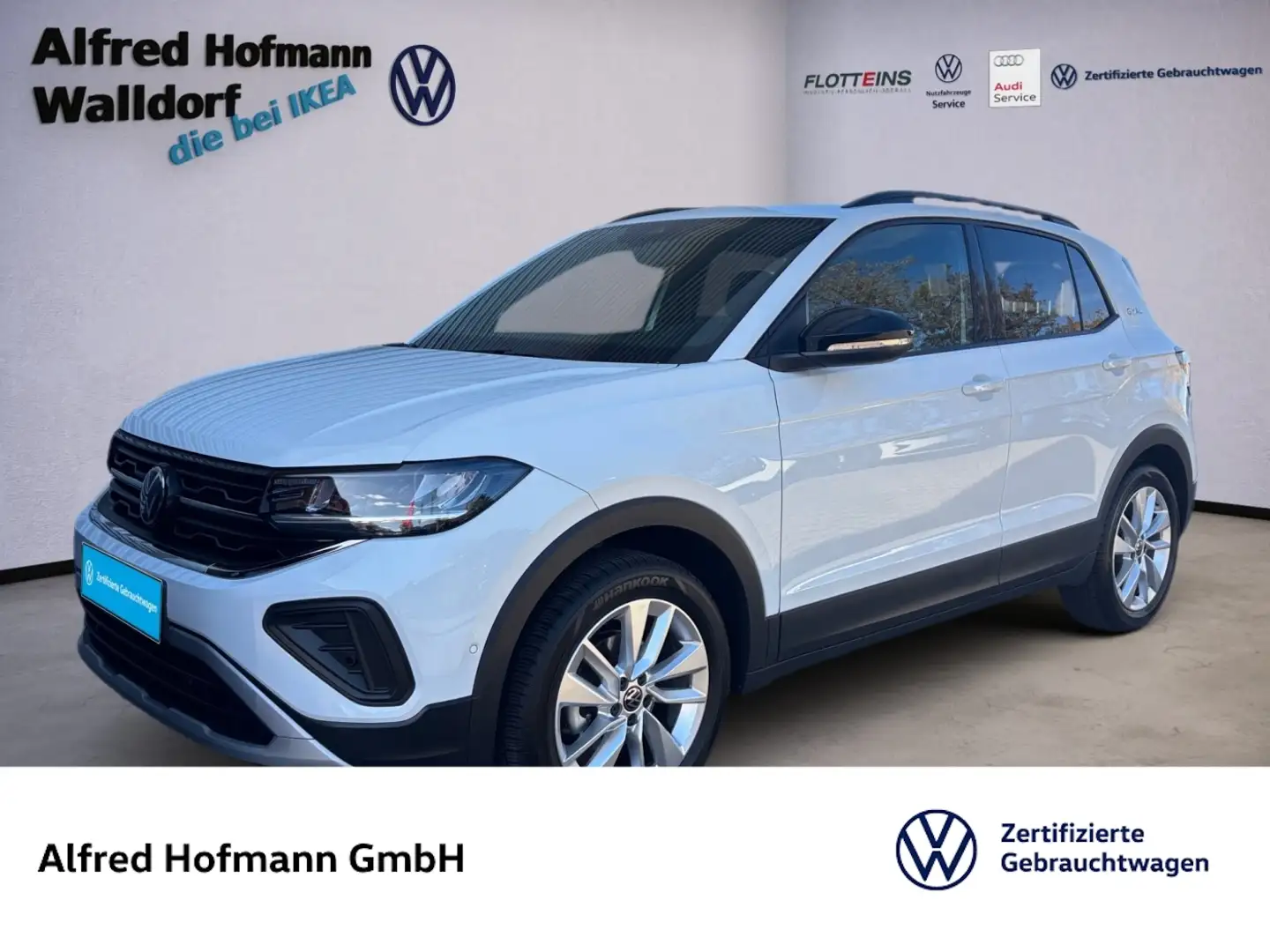 Volkswagen T-Cross 1.0 TSI GOAL DSG AHK NAVI ACC Blanc - 1