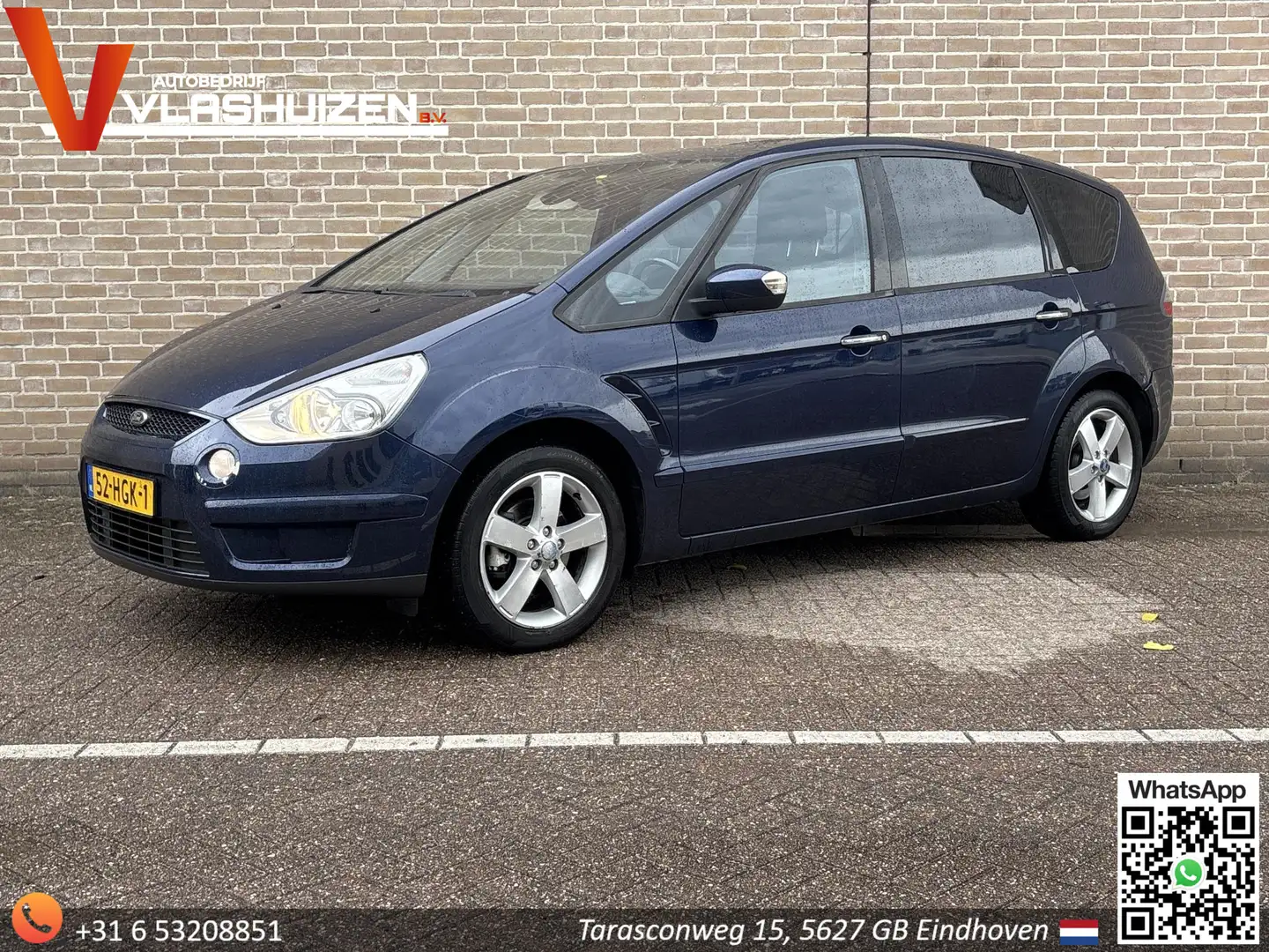 Ford S-Max 2.0-16V | 7 Persoons | Climate | Cruise | PDC | Tr Blauw - 1