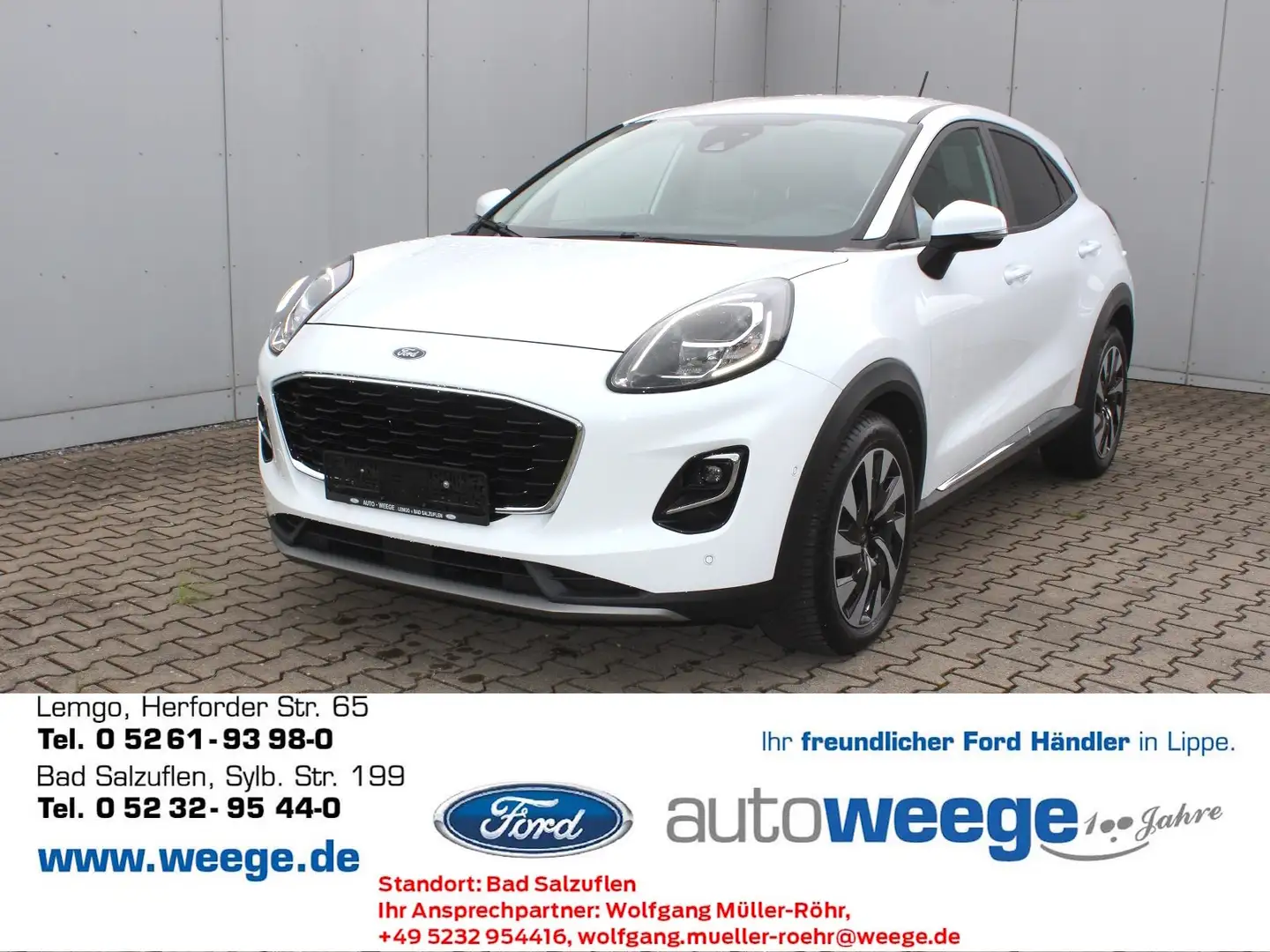 Ford Puma Titanium 1,0 EcoBoost Mild Hybrid Wit - 1