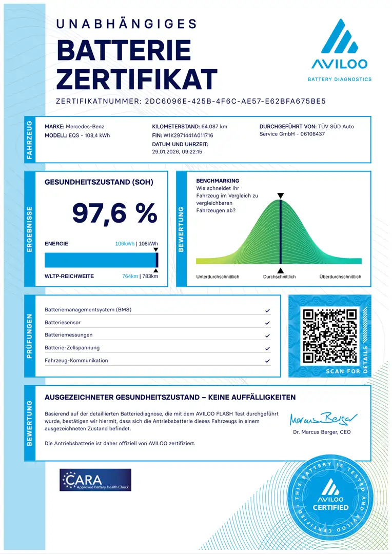 Mercedes-Benz EQS 580 4MATIC AMG*Ambi*Burm*MBUX*AR*CarPlay*SHD Noir - 2