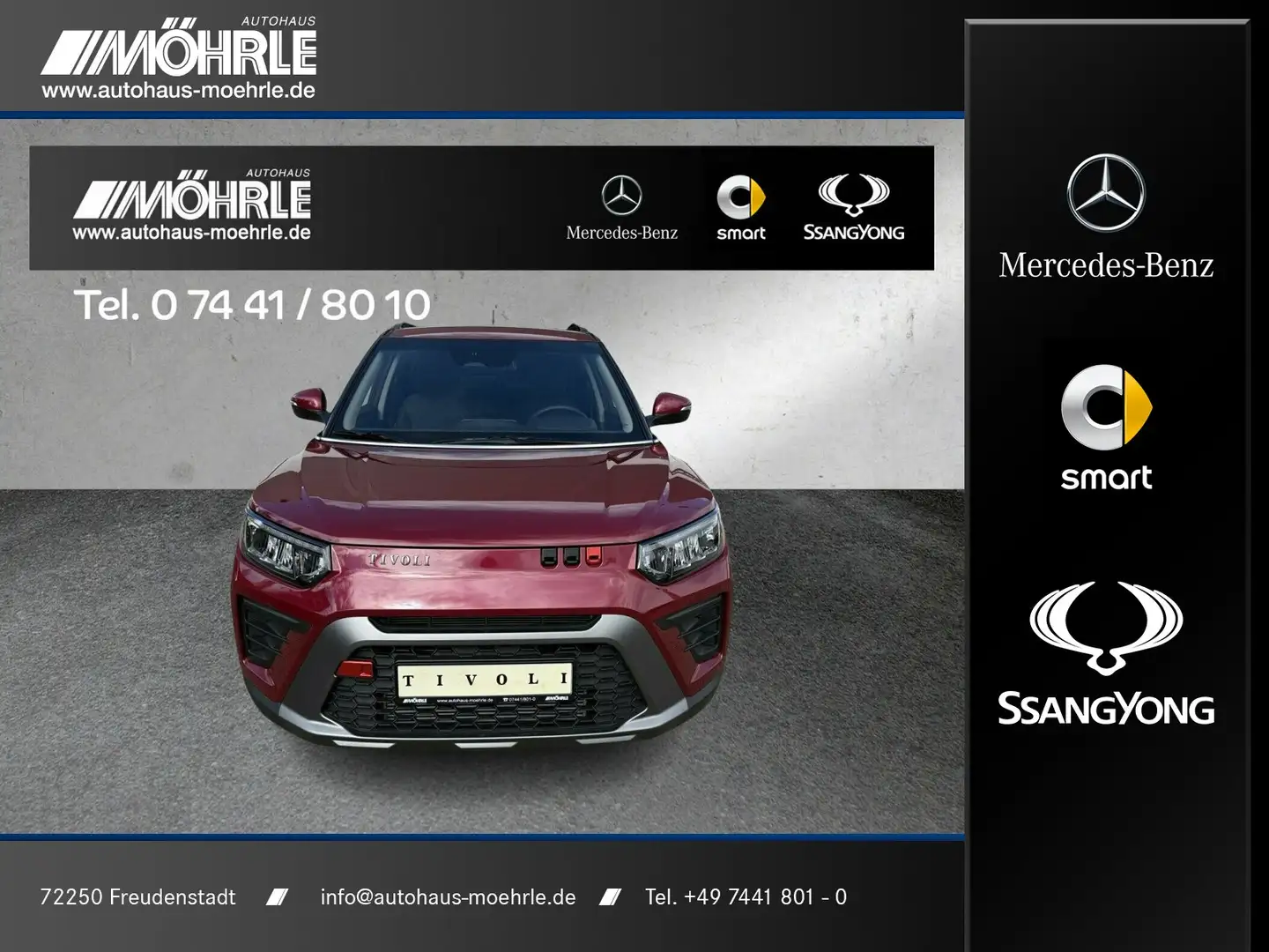 SsangYong Tivoli Tivoli 1.5 P Bliss LED Kamera Sitzheizung Navi Piros - 1