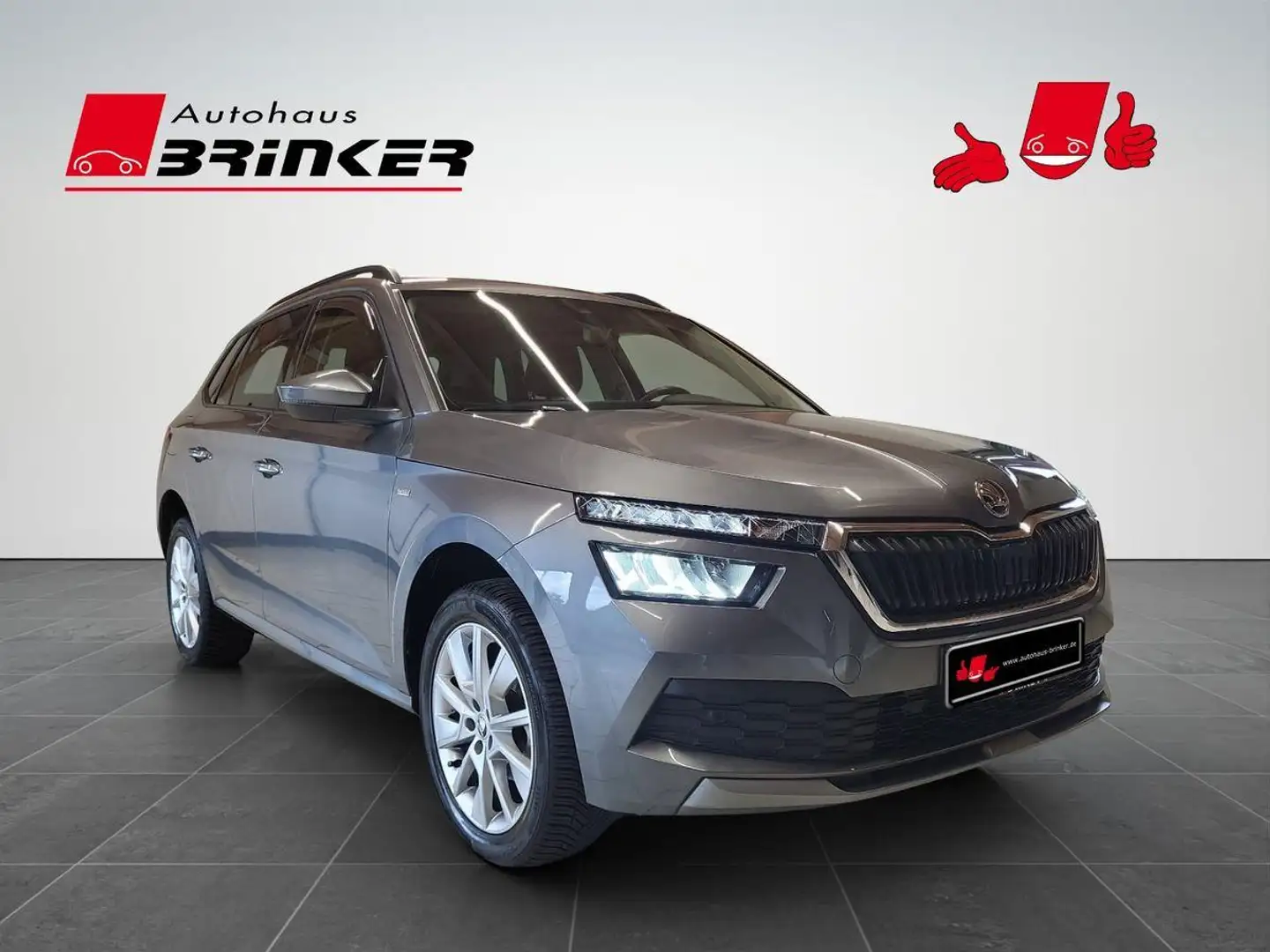 Skoda Kamiq Tour 1.5 TSI AHK Navi Android-/Apple Auto Grijs - 1