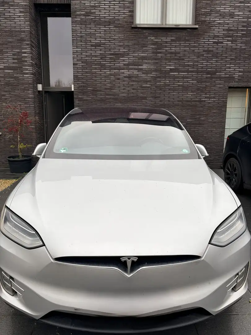 Tesla Model X Model X 75D Allradantrieb Zilver - 1