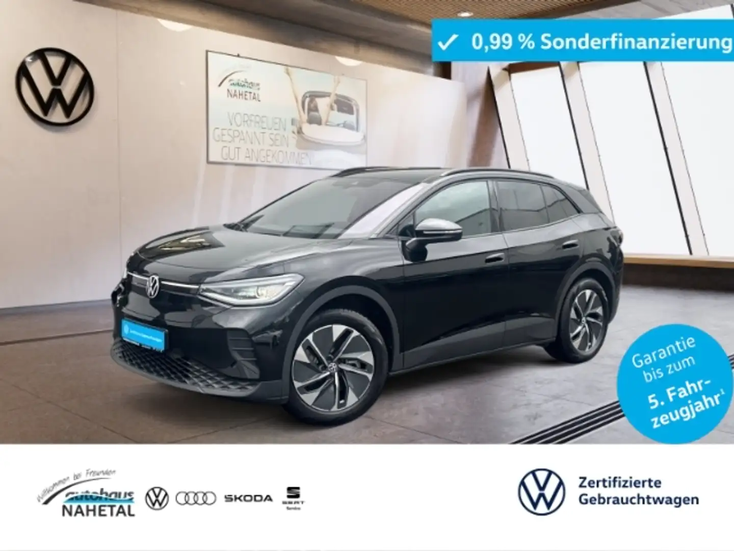 Volkswagen ID.4 PRO 210KW IQ-LIGHT NAVI 19''LM REAR VIEW APP 3Z-KL Nero - 1