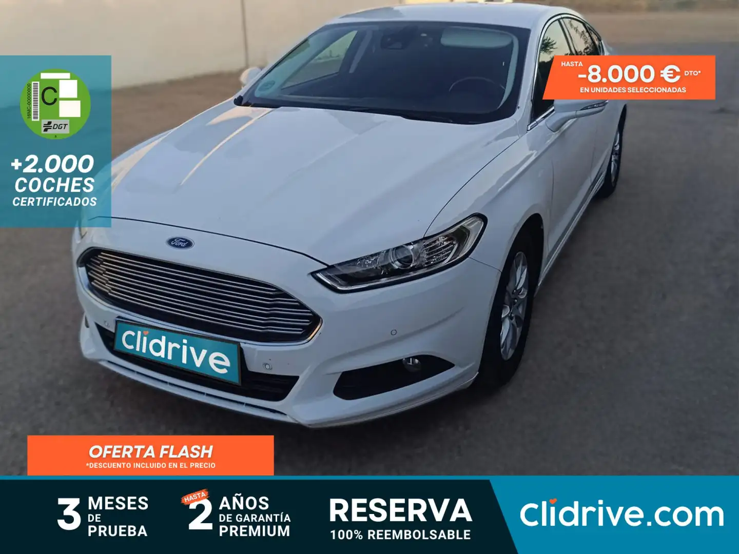 Ford Mondeo 1.6TDCI Trend 115 Blanco - 1