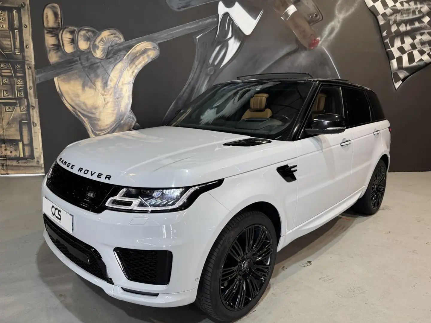 Land Rover Range Rover Sport D350 3.0 Autobiography Dynamic - 6 cylindres DIESEL Blanc - 2