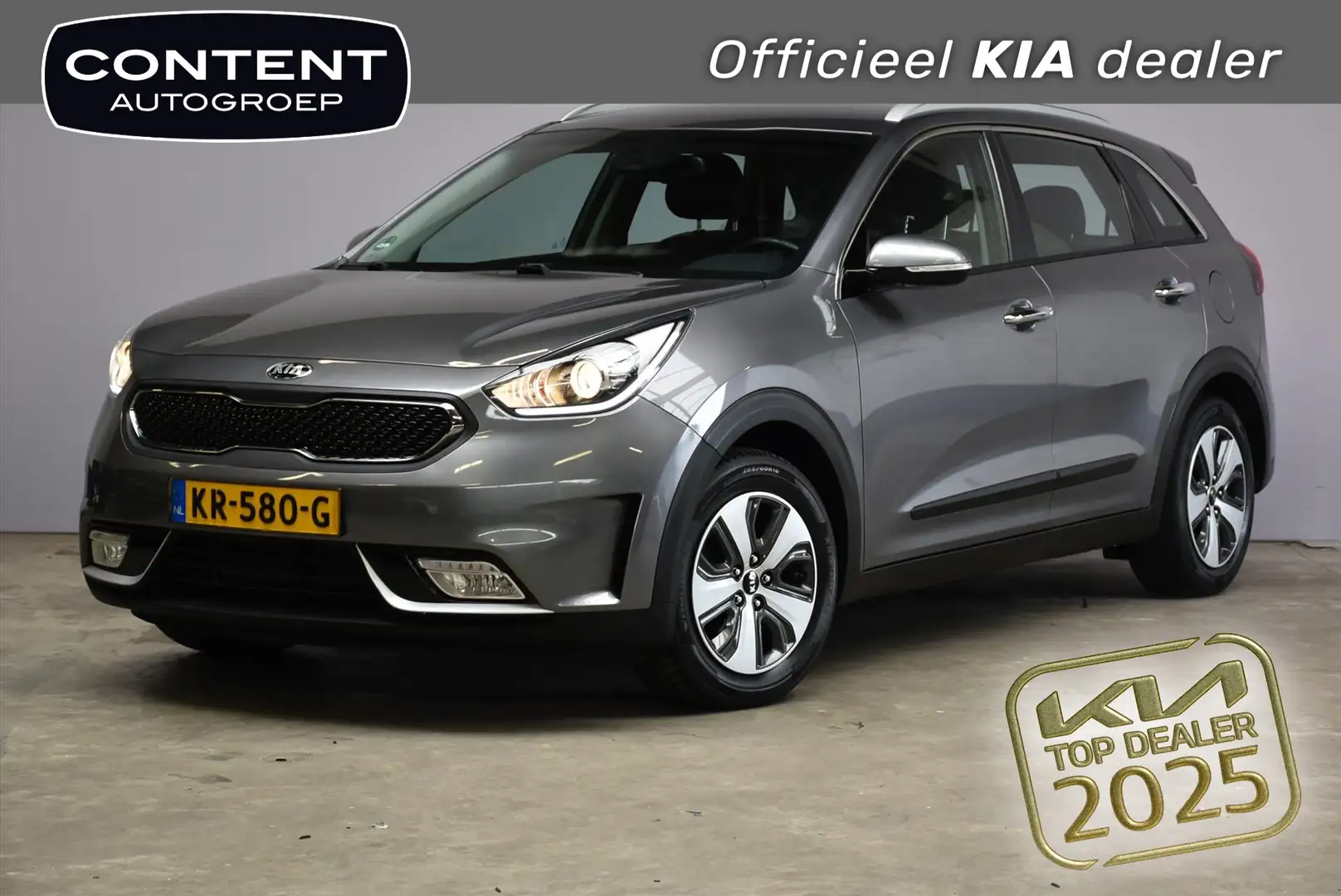 Kia Niro 1.6 GDi Hybrid 141pk DCT6 First Edition Grijs - 1