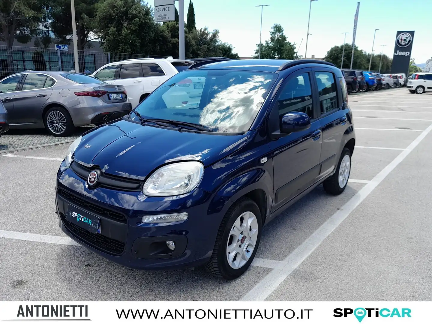 Fiat Panda Panda 0.9 TwinAir Turbo Natural Power S&S Lounge Bleu - 1