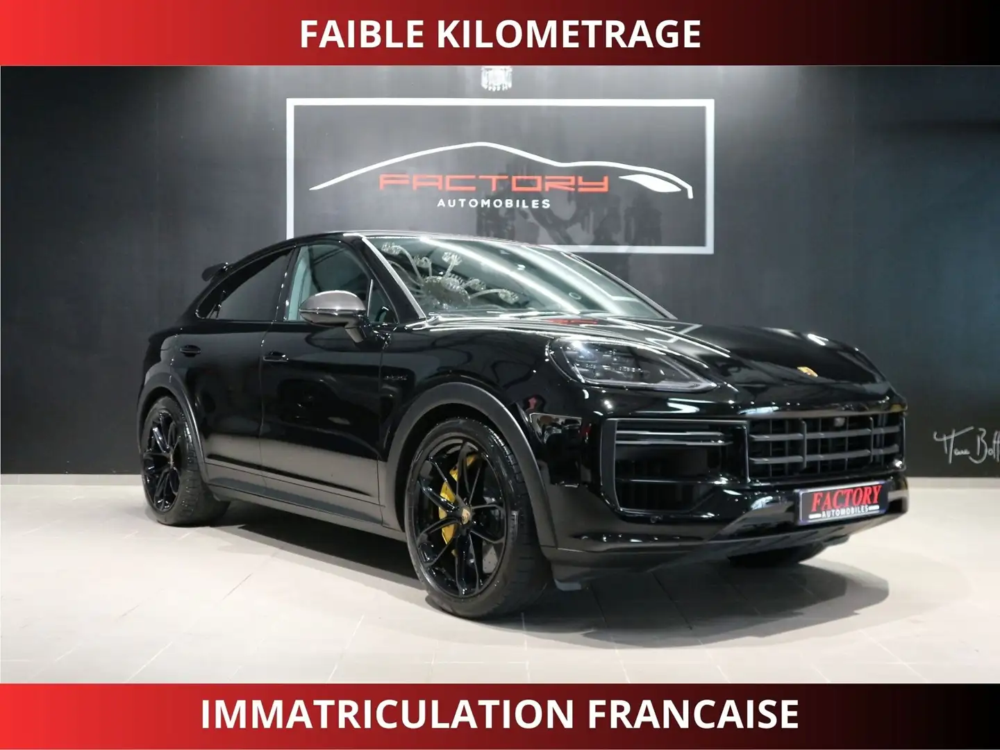 Porsche Cayenne (9YB) 4.0 V8 739CH TURBO E-HYBRID PACK GT Noir - 1