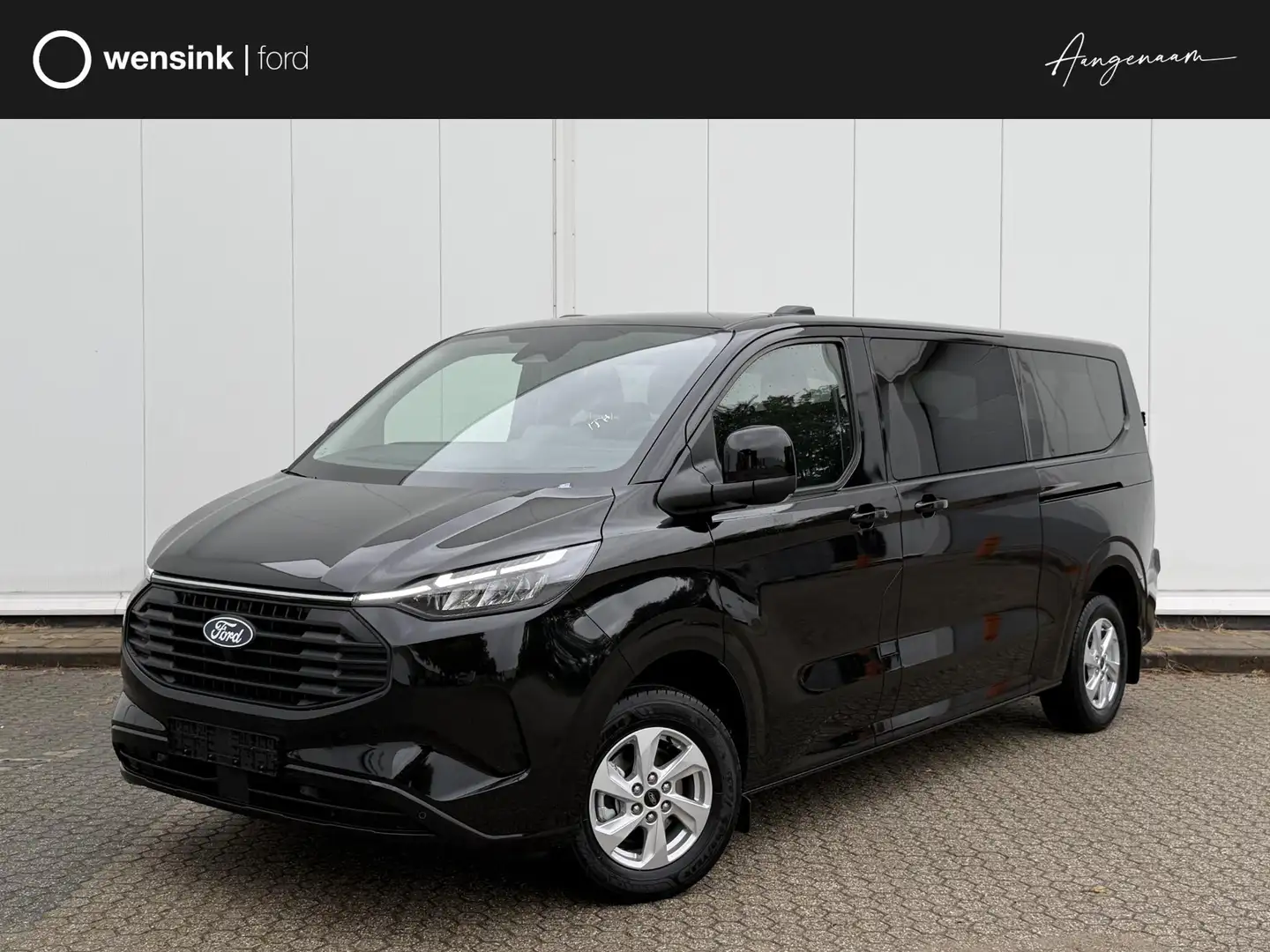 Ford Transit Custom 340 2.5 PHEV L2H1 Limited | UIT VOORRAAD LEVERBAAR Zwart - 1