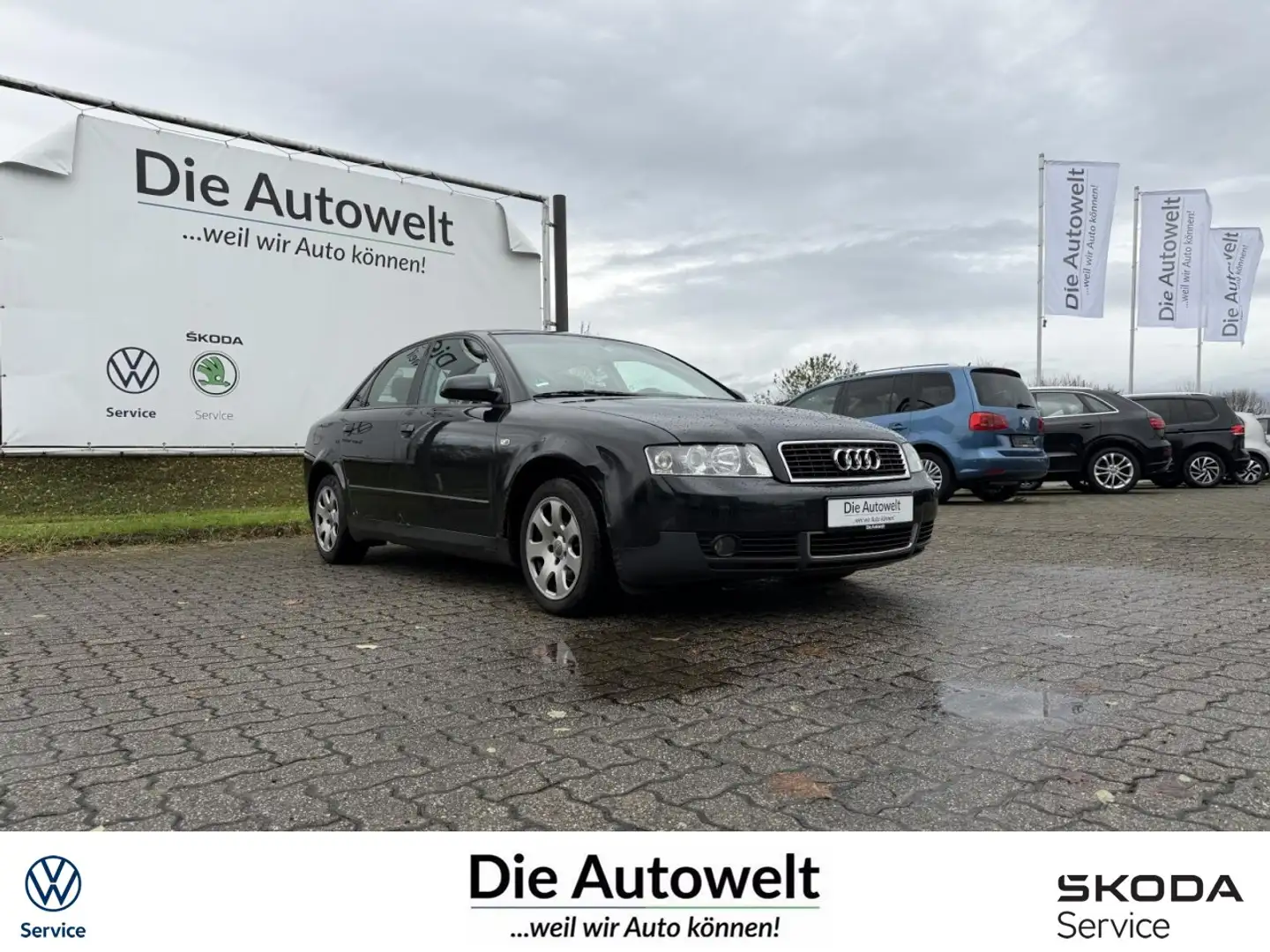 Audi A4 Lim. 1.9 TDI PDC KLIMA ZV ISOFIX 5-GANG ESP Klima Zwart - 1