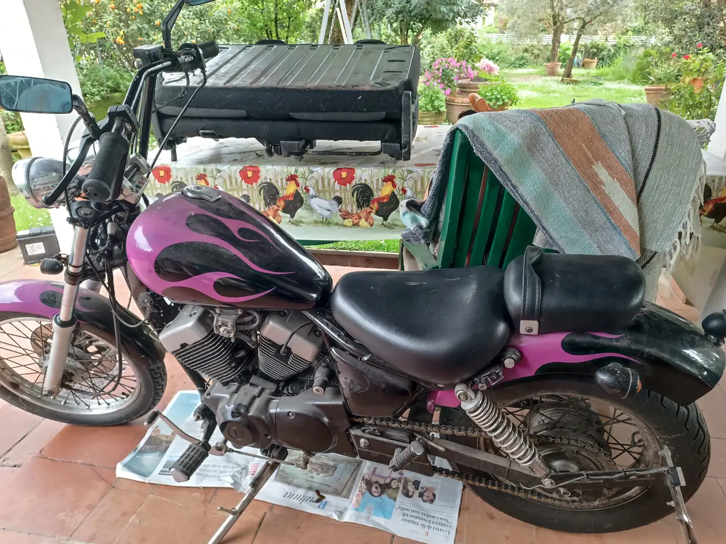 Yamaha XV 250 Negro - 2