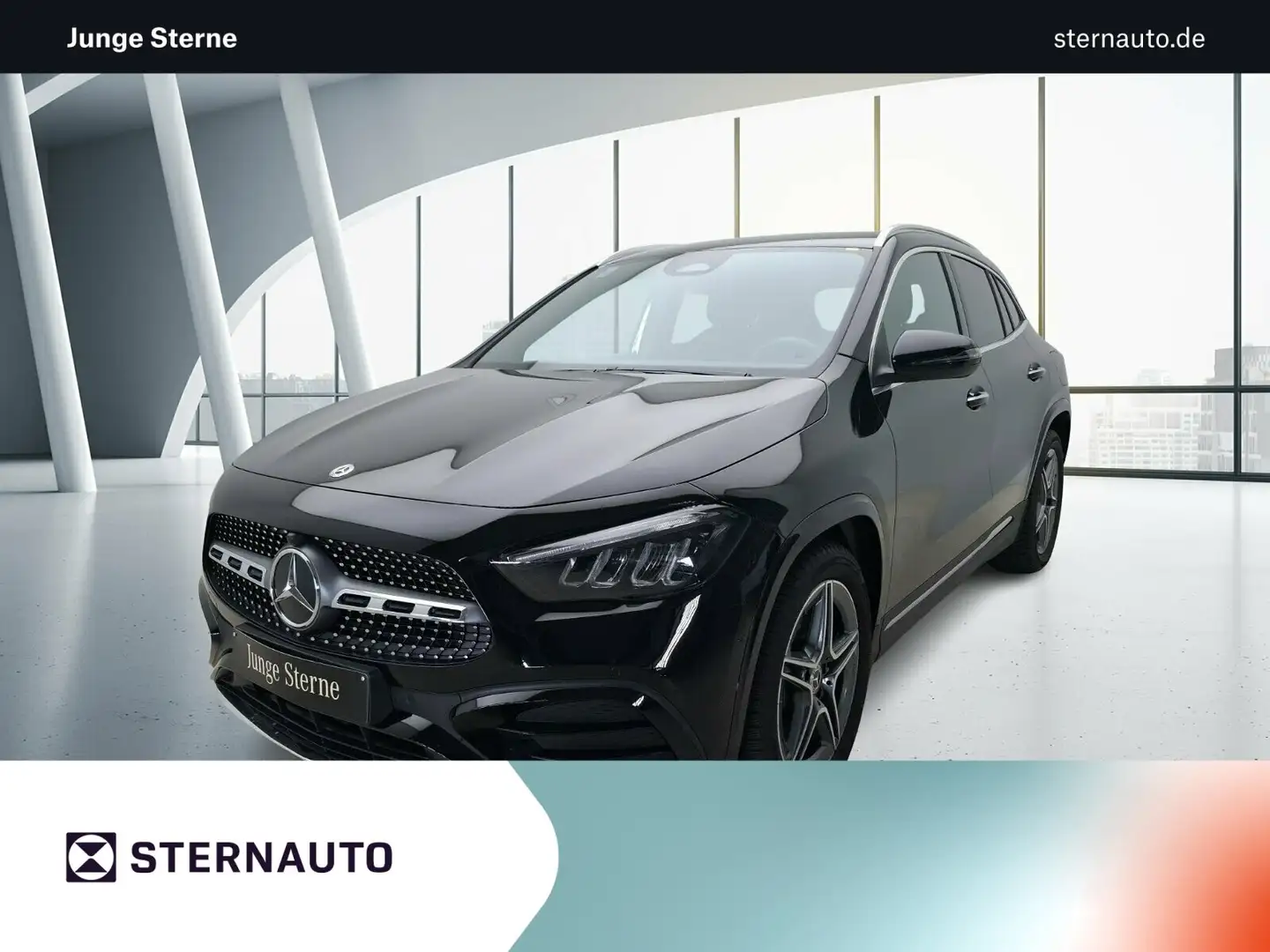 Mercedes-Benz GLA 200 GLA 200 AMG LED RüKam SpiegelPak MBUX Premium Schwarz - 1