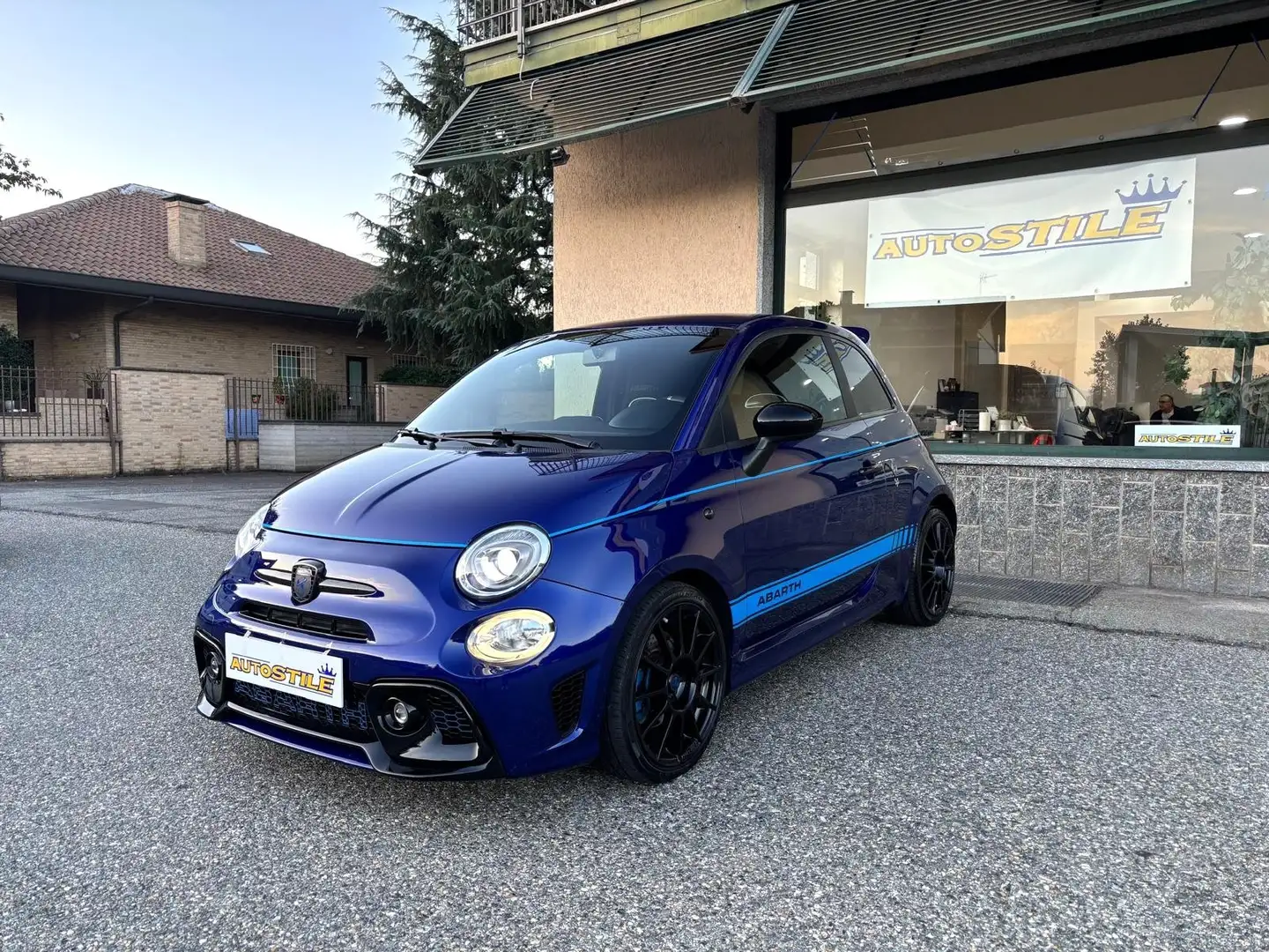 Abarth 595 1.4 T-Jet 145cv 70° Anniversario - Record Monza Blu/Azzurro - 1