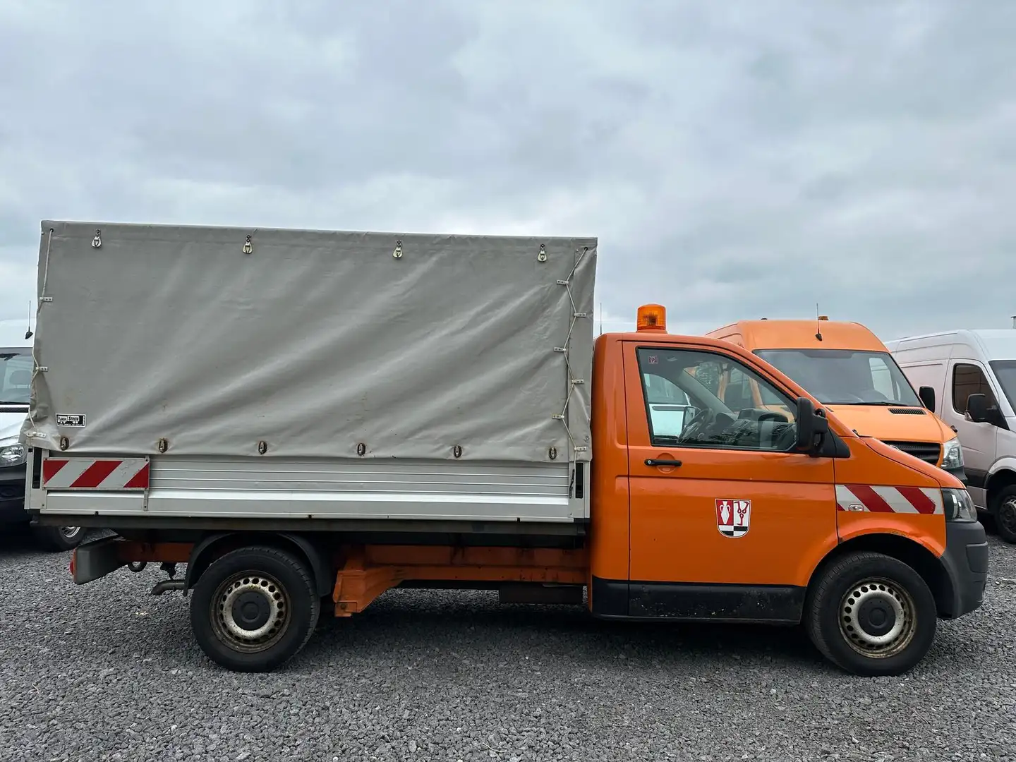 Volkswagen T5 4Motion Lang Pritsche Differentialsperre AHK 14 Orange - 2