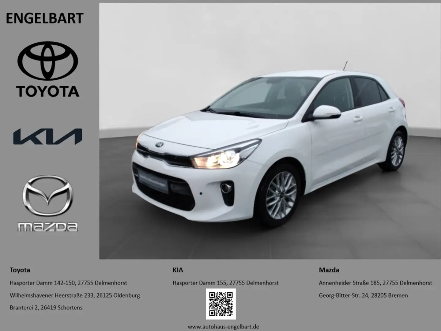 Kia Rio Dream Team Apple CarPlay Android Auto Klimaautomat Weiß - 1