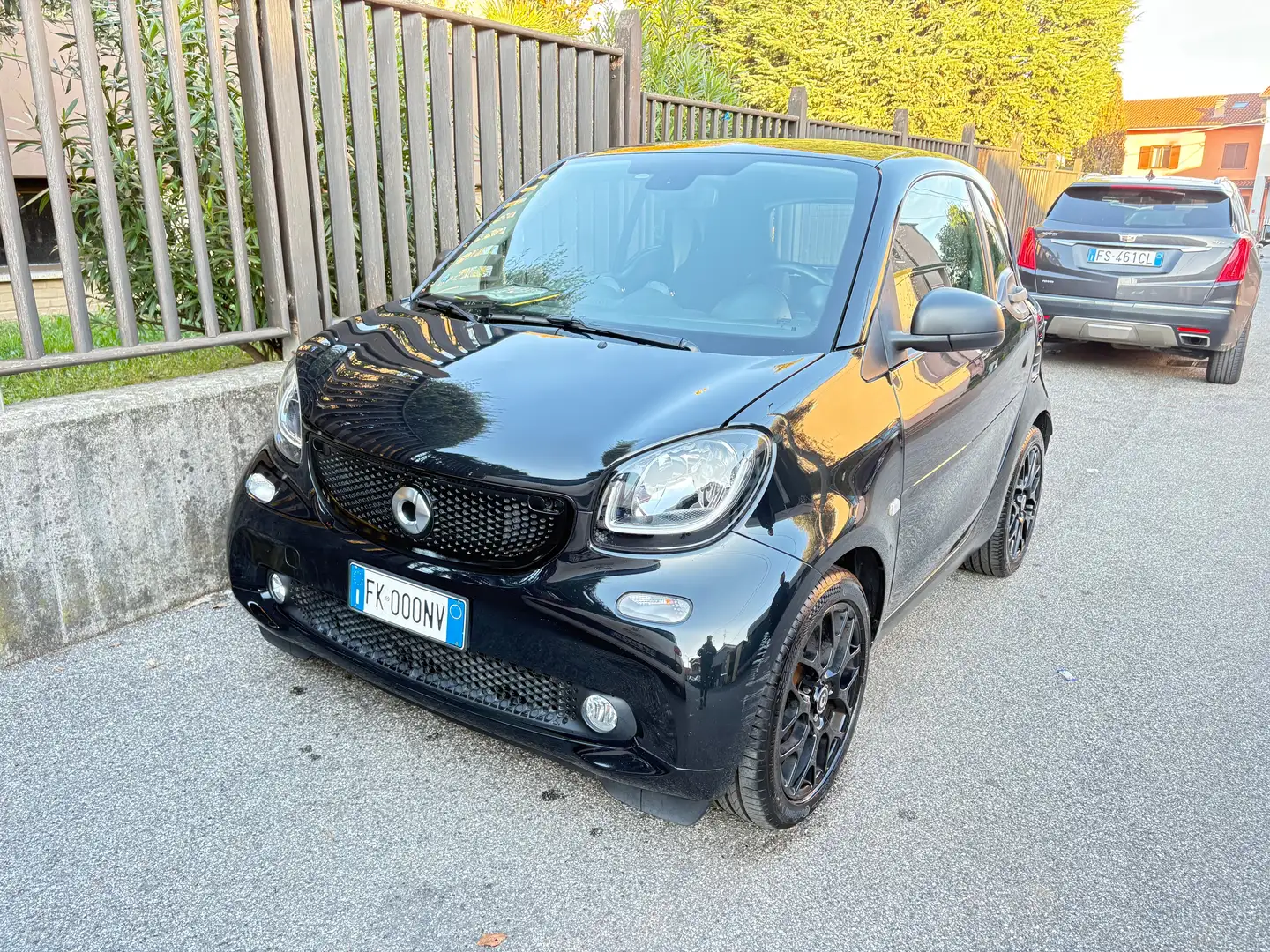 smart forTwo Fortwo III 2015 1.0 Prime 71cv twinamic Noir - 1