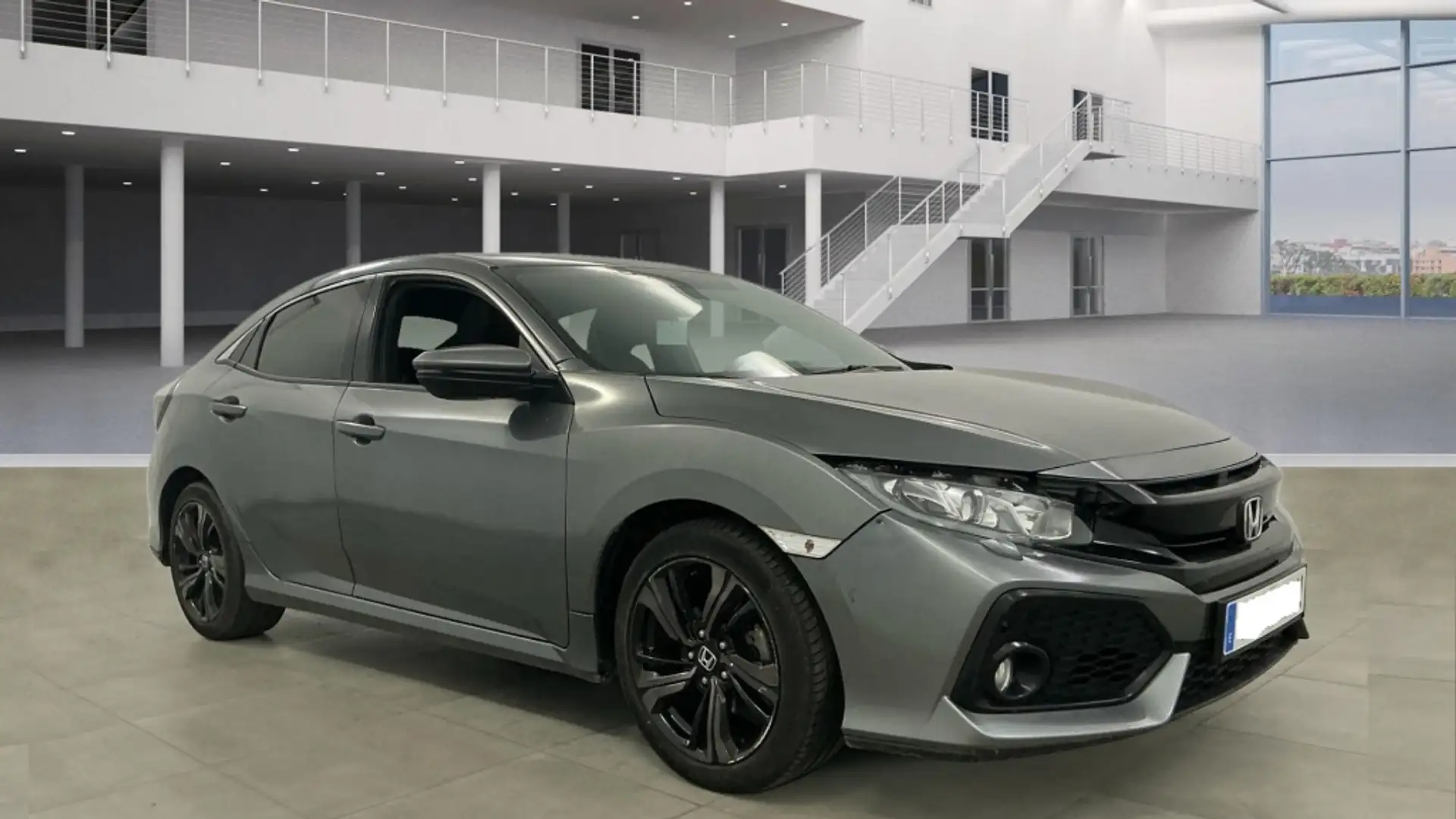 Honda Civic 1.0 VTEC Turbo Elegance Navi Gris - 2