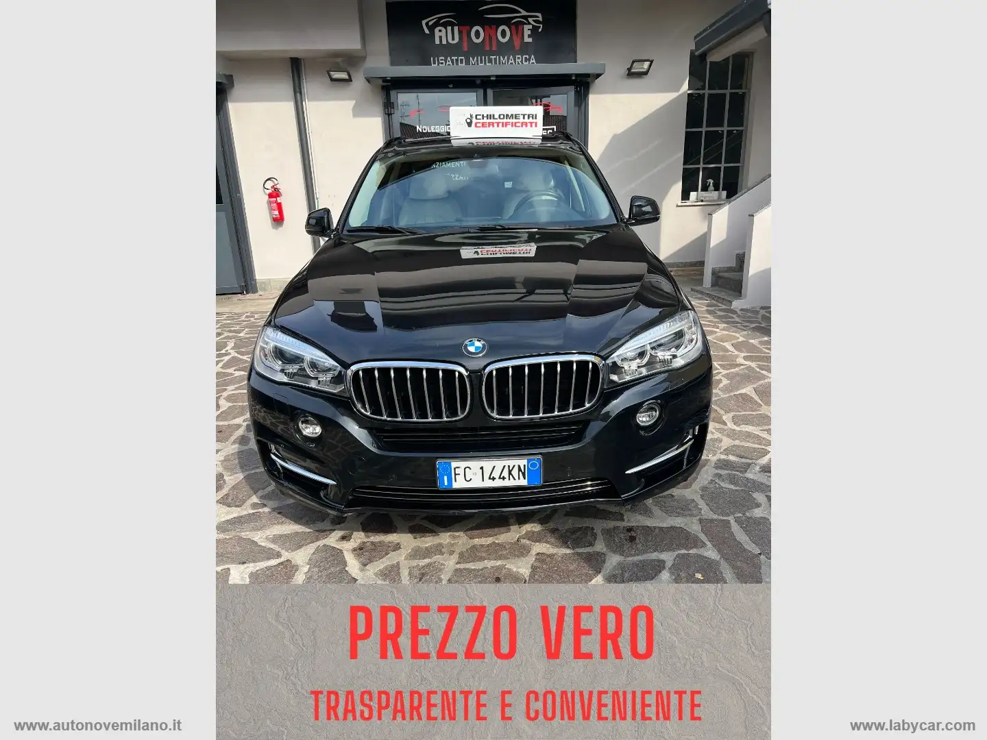 BMW X5 xDrive25d xLine WWW.AUTONOVEMILANO.IT Nero - 1