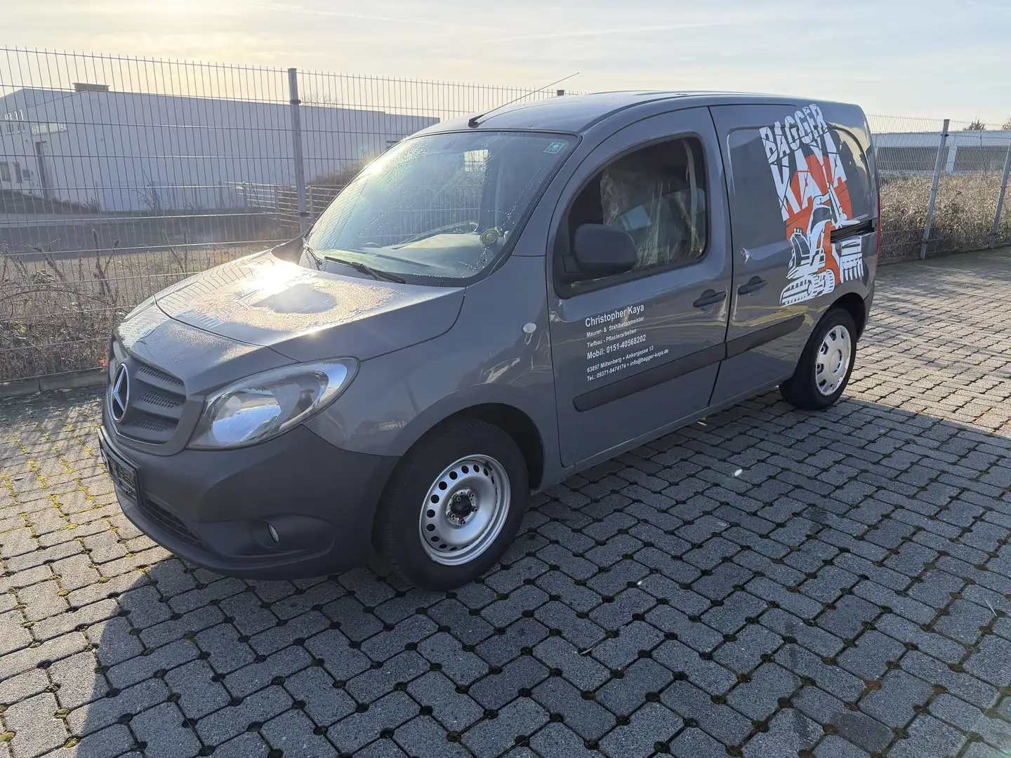 Mercedes-Benz Citan 109 CDI lang LKW. KASTEN .TÜV.08.2027 Gris - 1