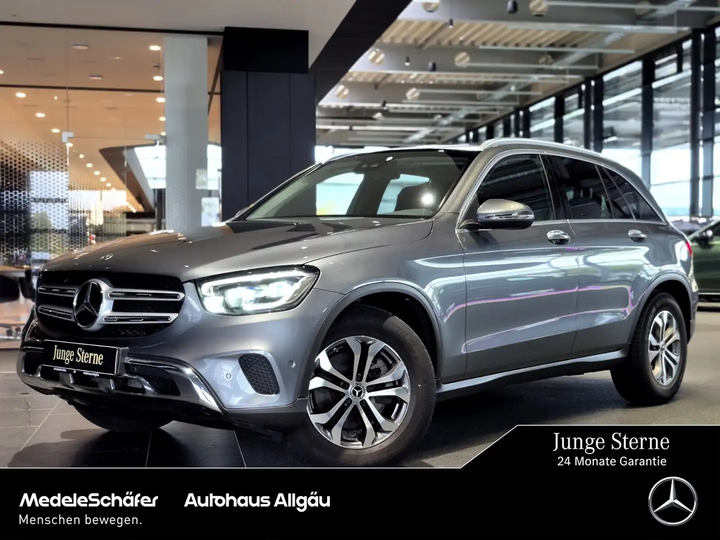 Mercedes-Benz GLC 200 GLC 200 4M PanoSD Memory Leder Standh Sitzklima Grau - 1