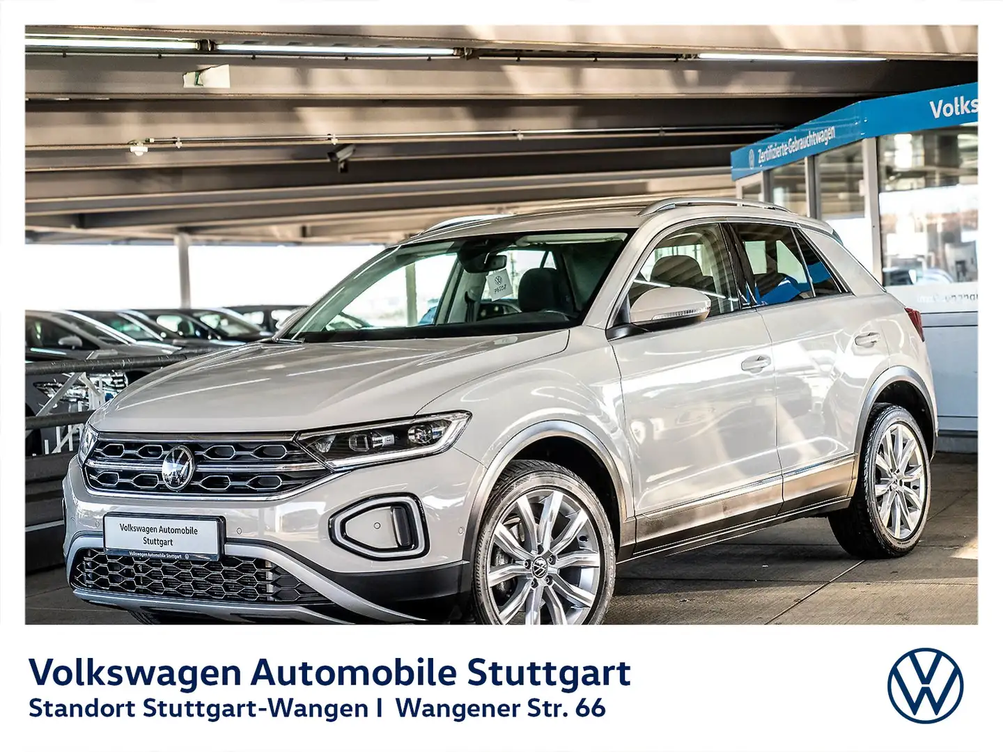 Volkswagen T-Roc Style 1.5 TSI DSG Navi Kamera ACC SHZ Grau - 1