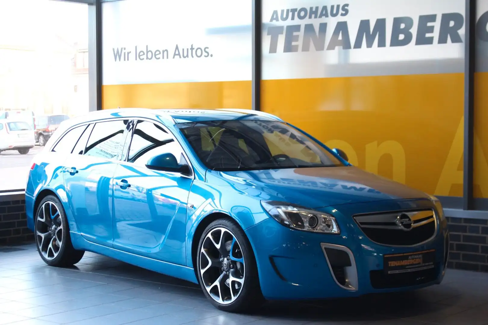 Opel Insignia OPC 4x4 Glasdach Standhzg. Infinity AHK Blauw - 2