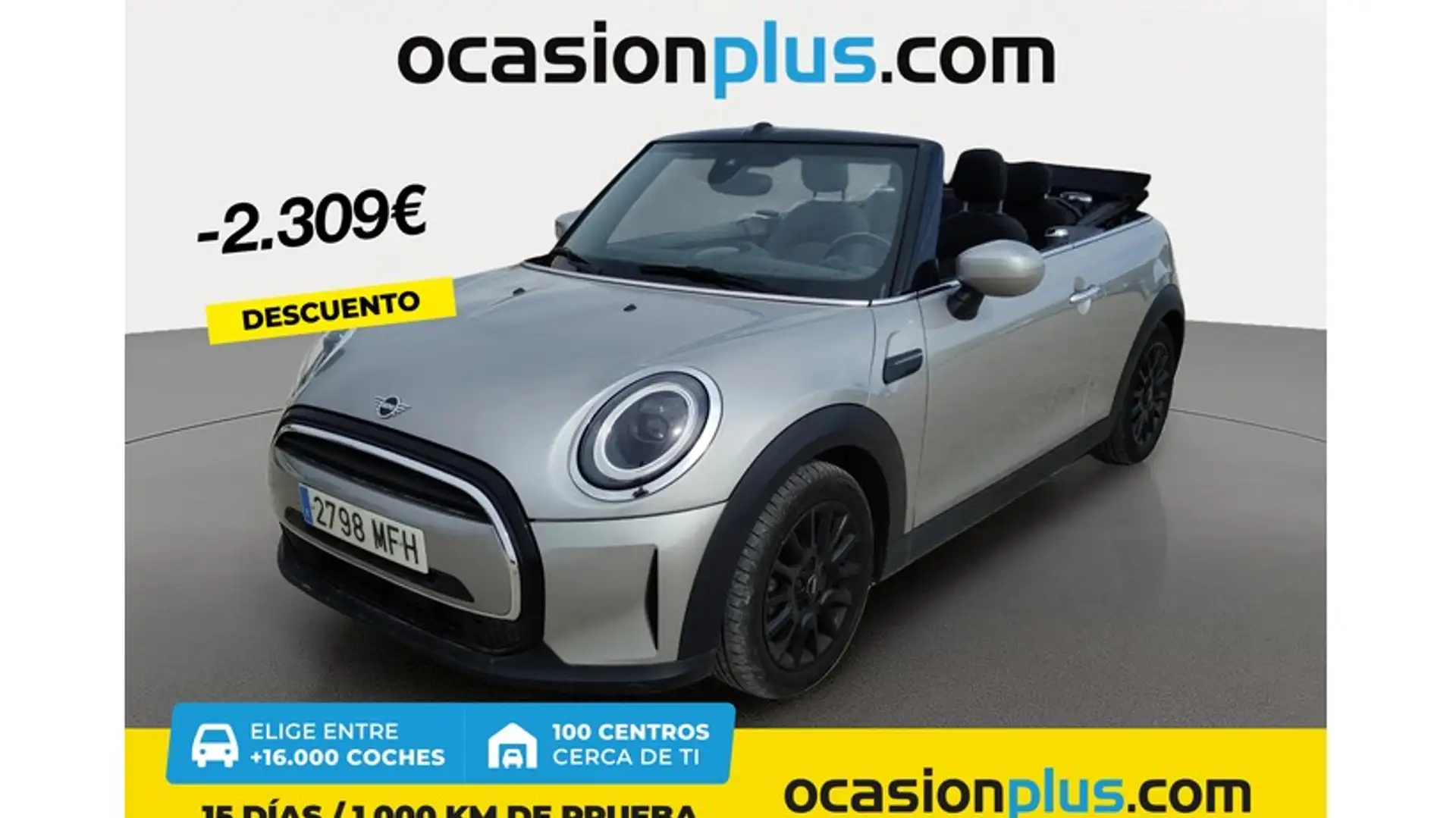 MINI Cooper Cabrio Aut. Plateado - 1